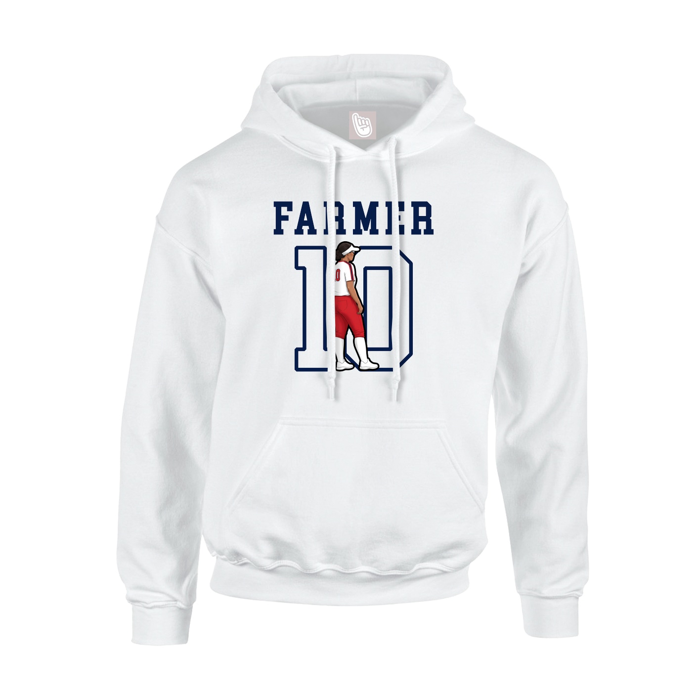 Hoodie — Shirsey in White
