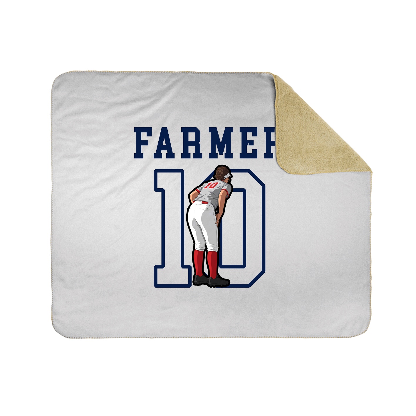 Throw Blanket — Shirsey in White