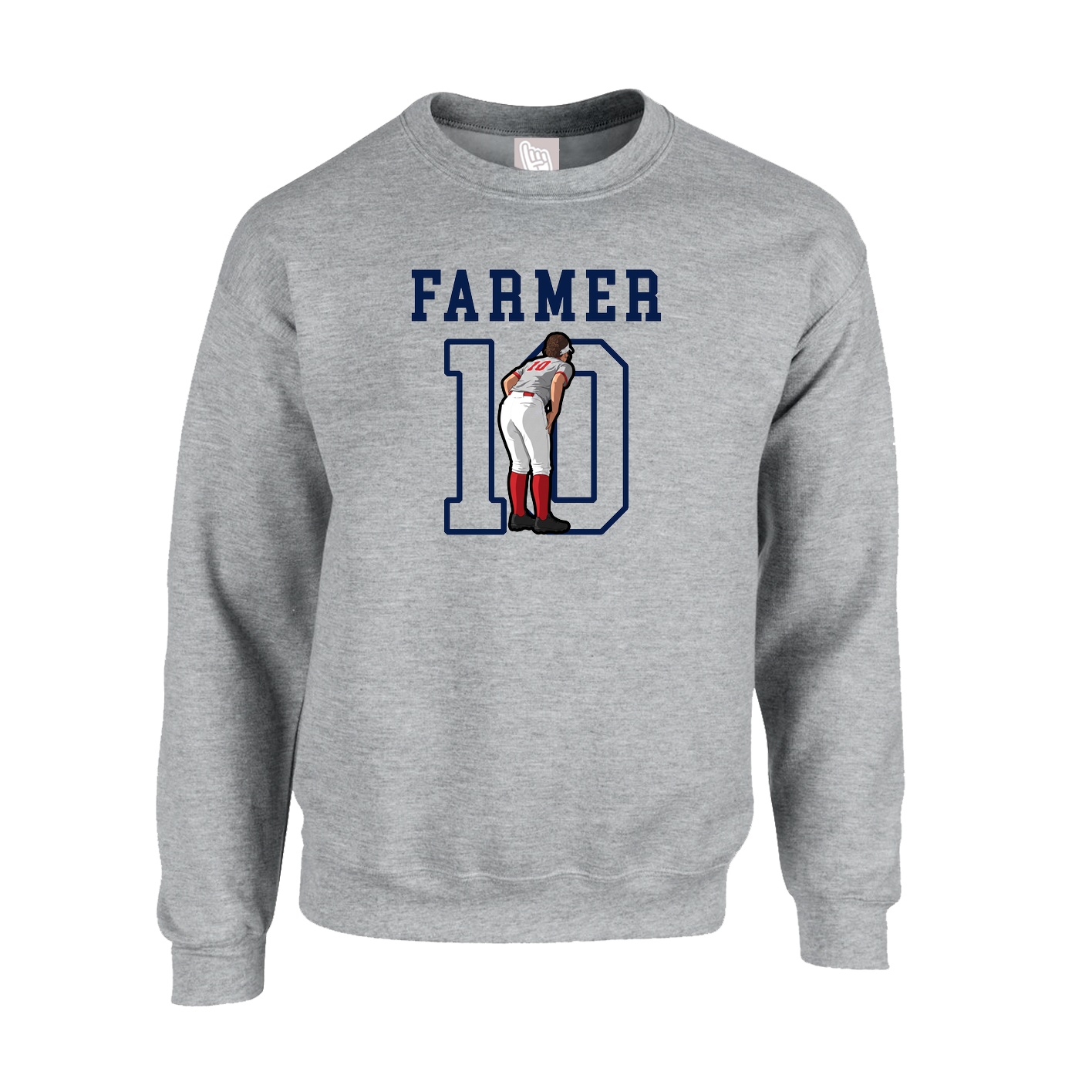 Fleece Crew — Shirsey in Grey
