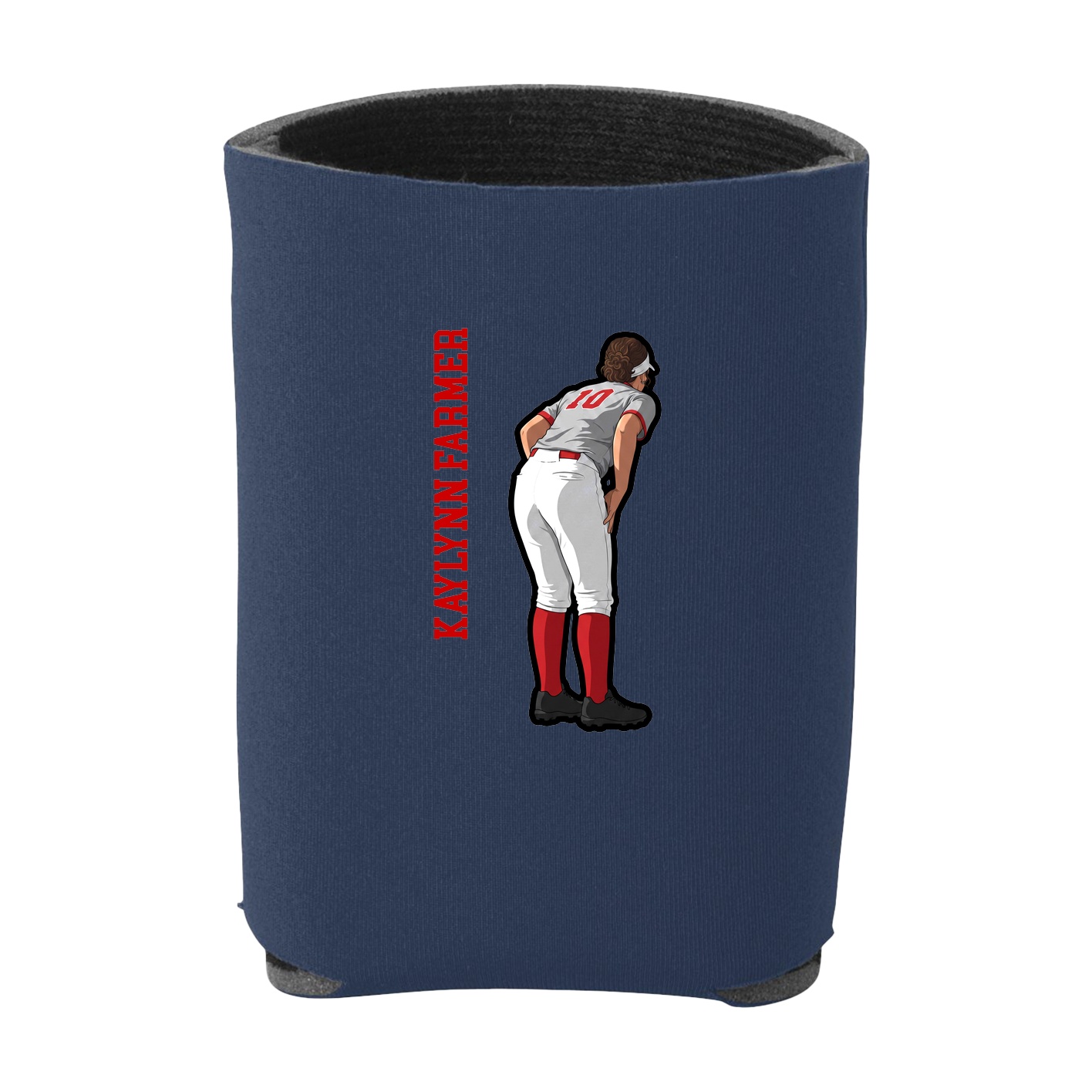 Can Holder — Name Vertical in Navy