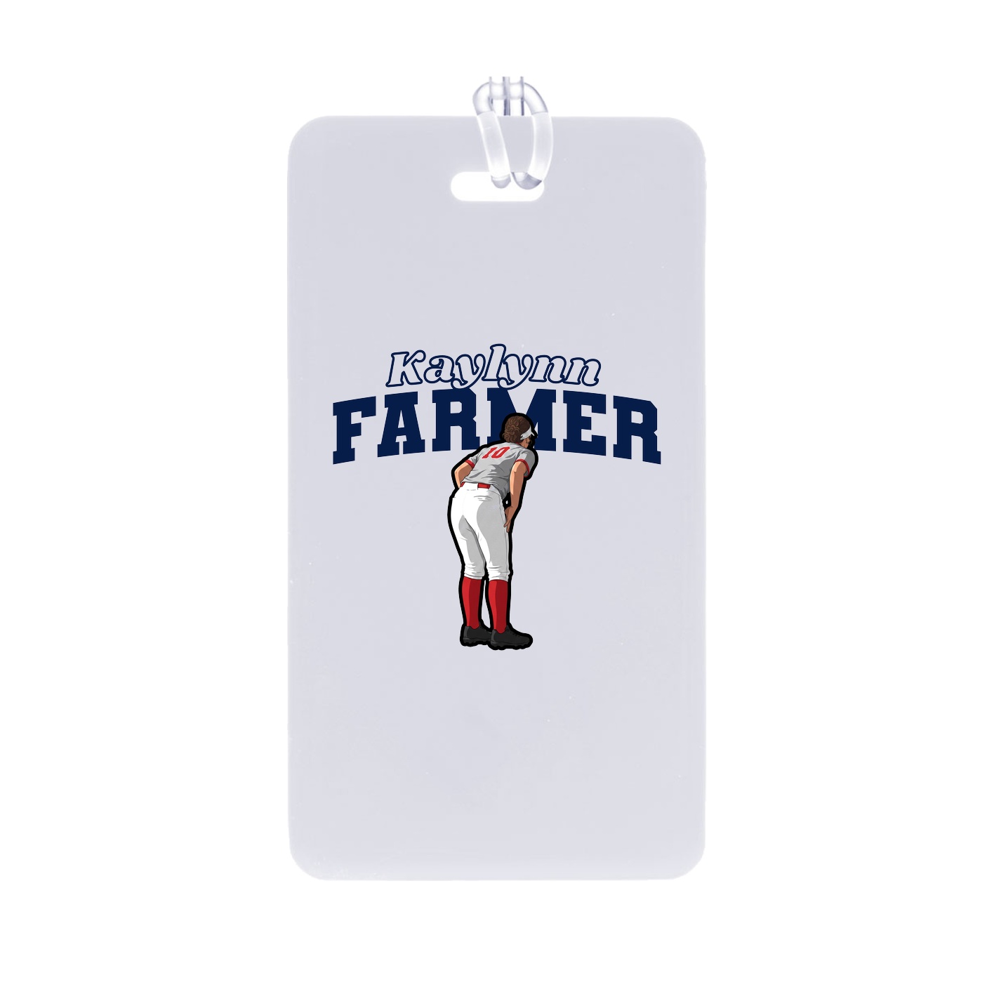 Bag Tag — Name Arch in Classic