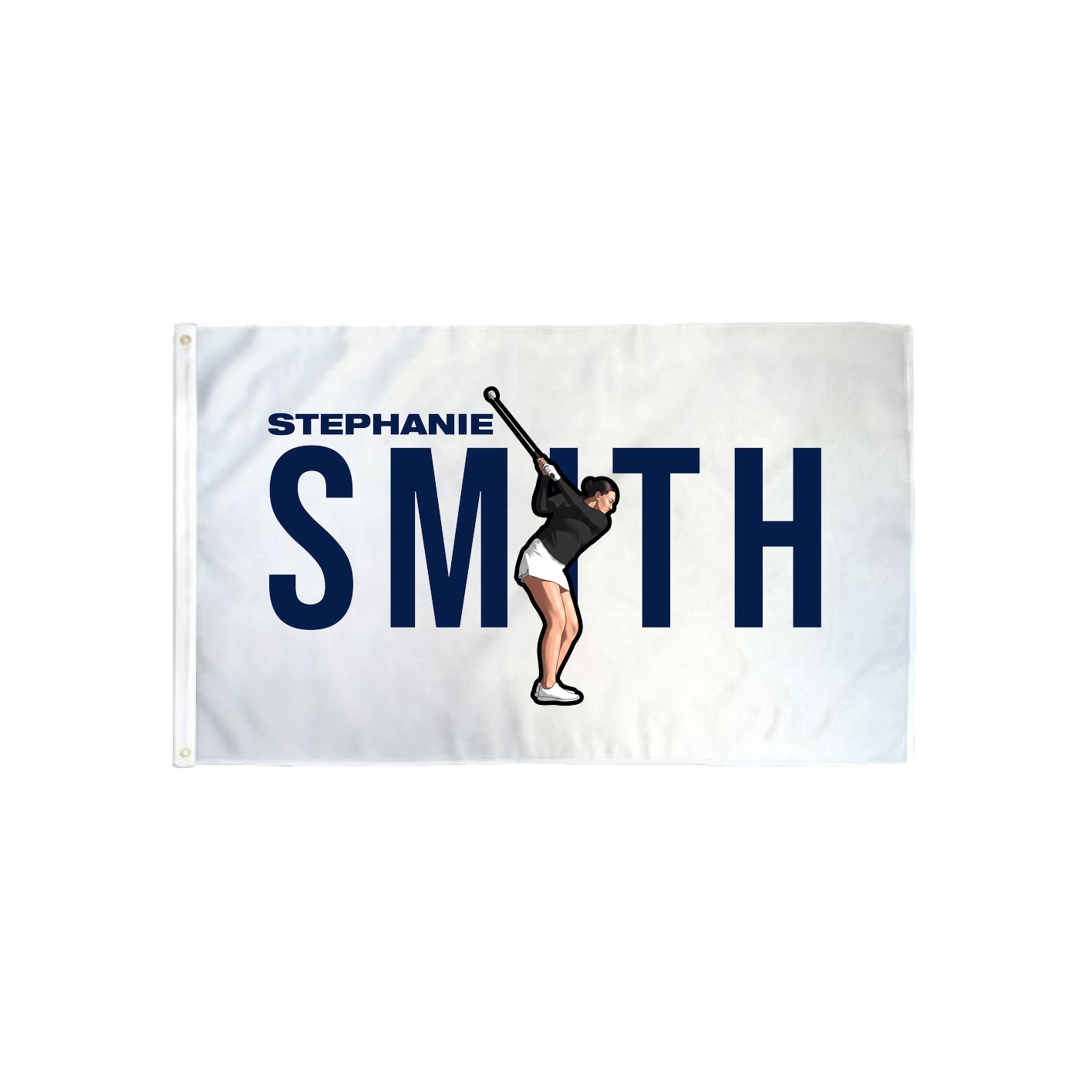 3x5 Flag — Player Name in Classic