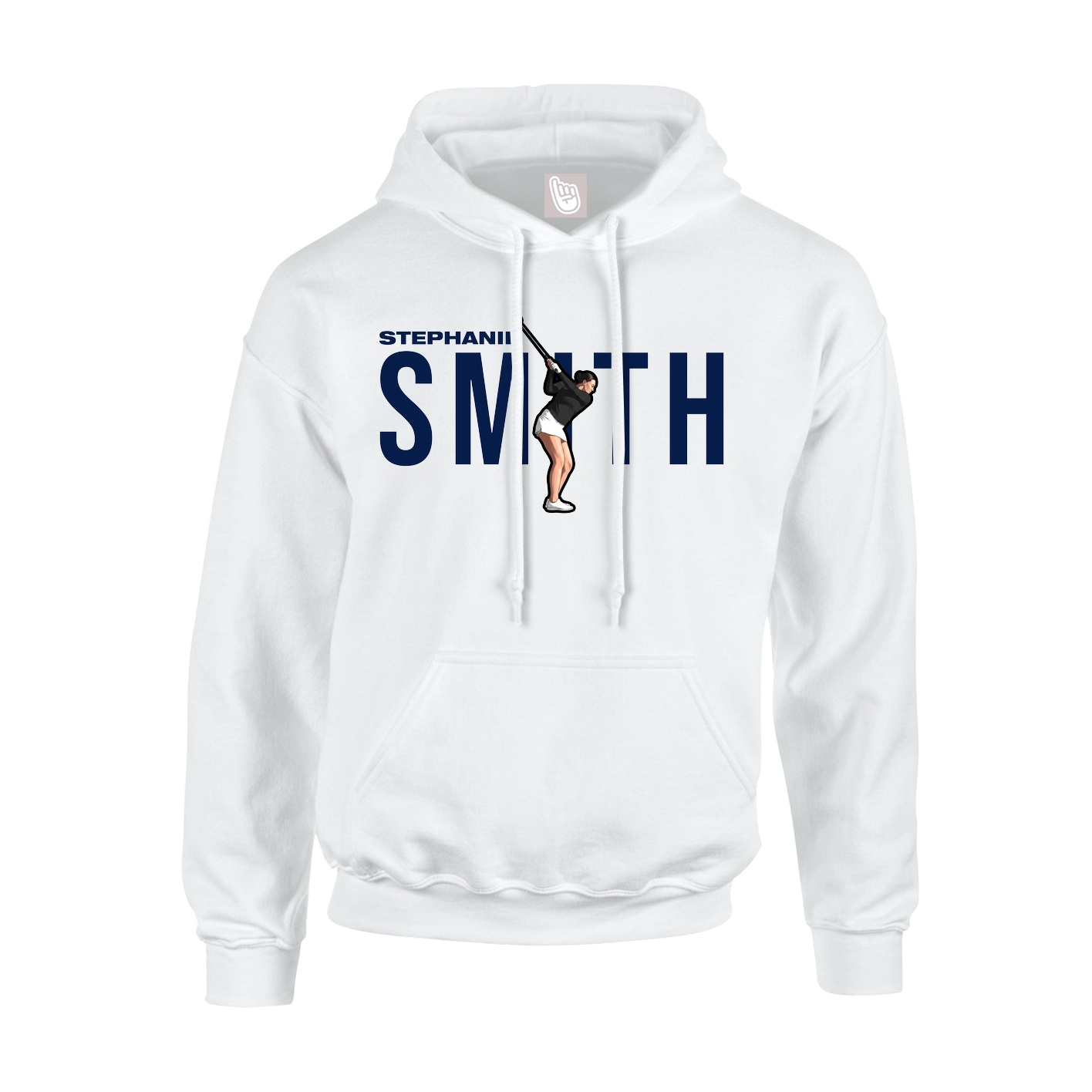 Hoodie — Player Name in White