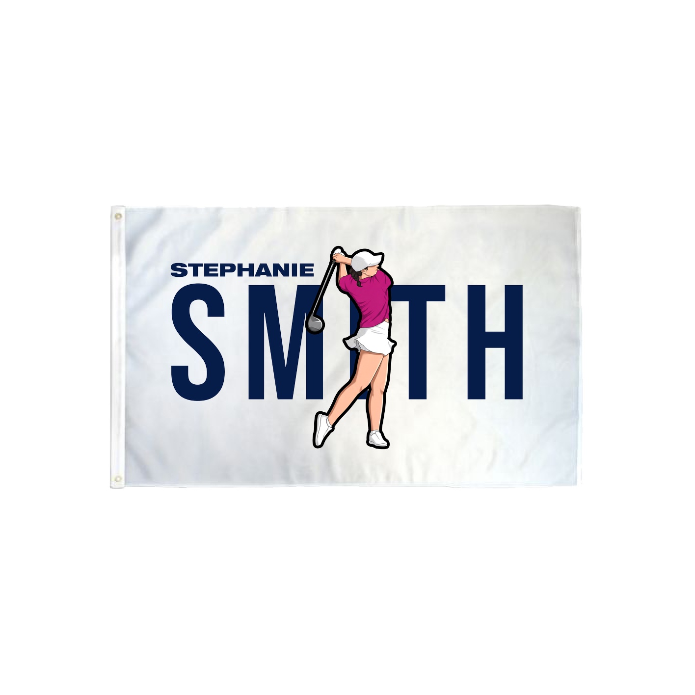 3x5 Flag — Player Name in Classic