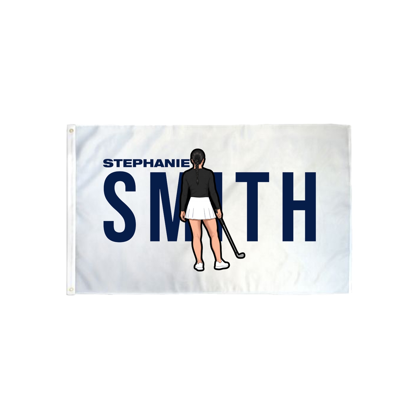 3x5 Flag — Player Name in Classic