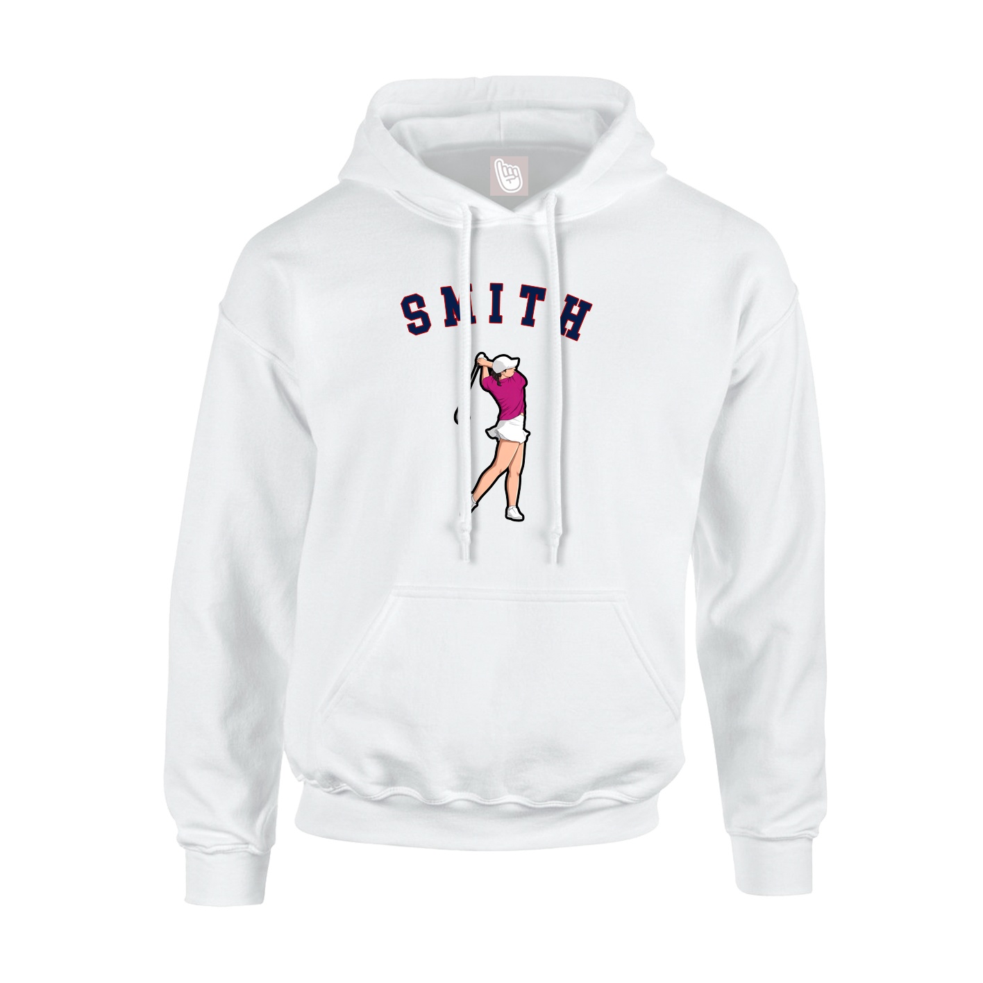 Youth Hoodie — Shirsey Arch in White