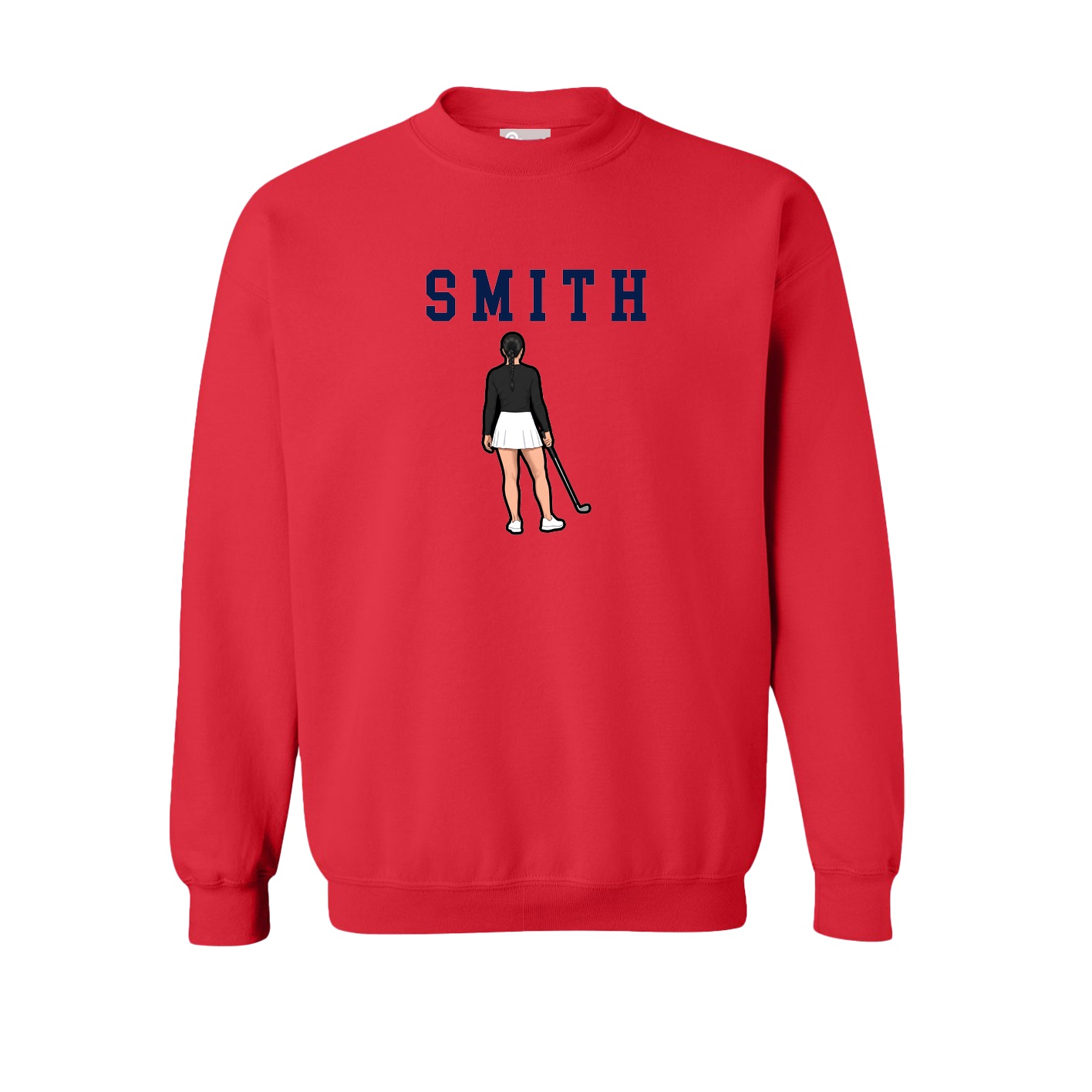 Fleece Crew — Shirsey in Red