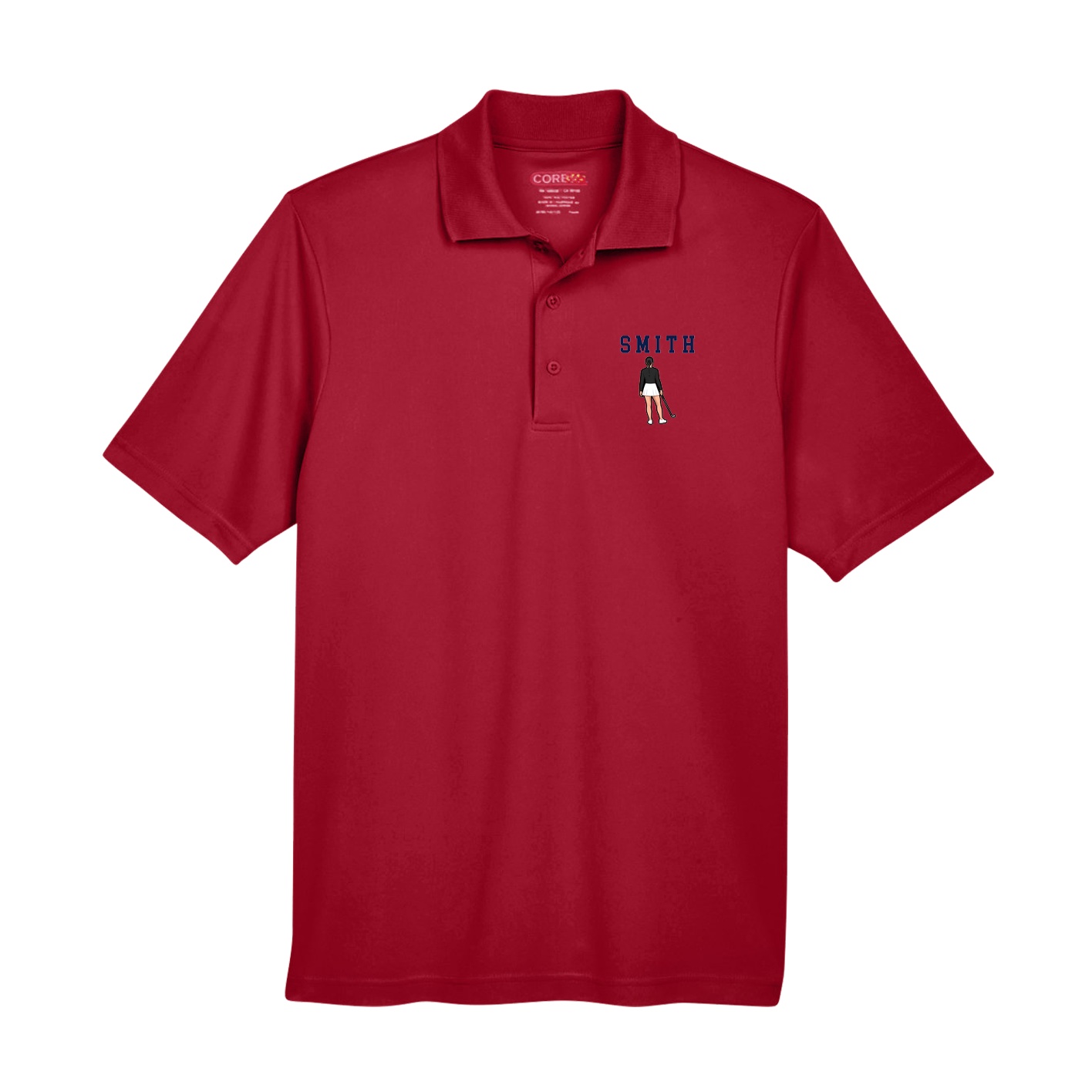 Performance Polo — Shirsey in Red