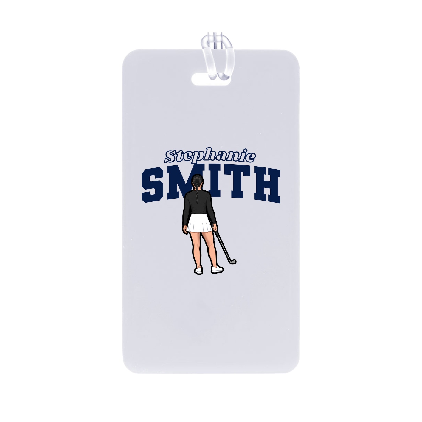 Bag Tag — Name Arch in Classic