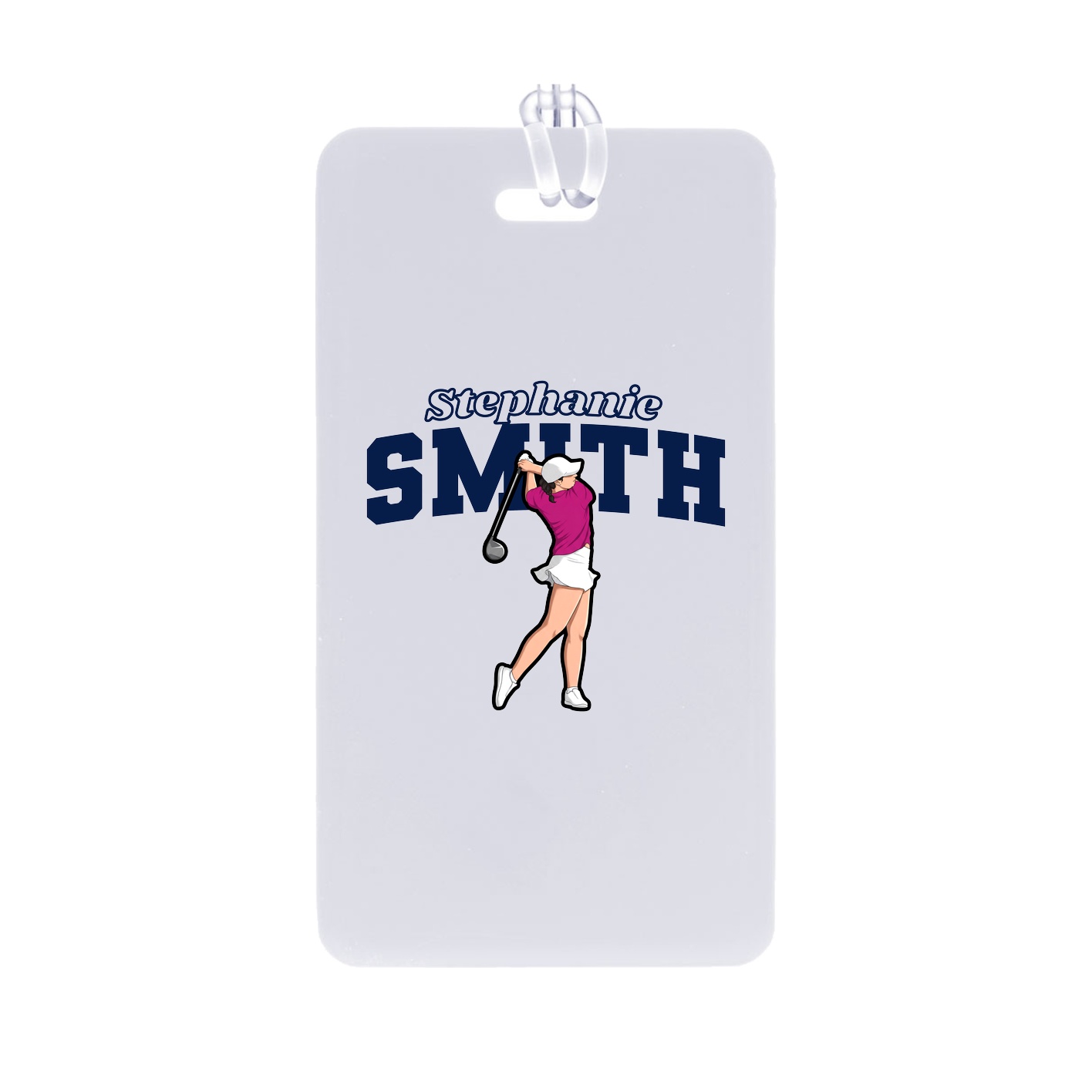 Bag Tag — Name Arch in Classic