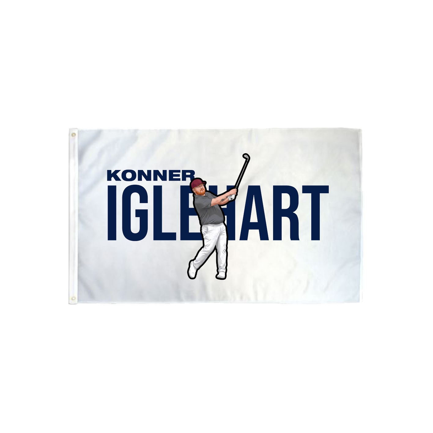 3x5 Flag — Player Name in Classic