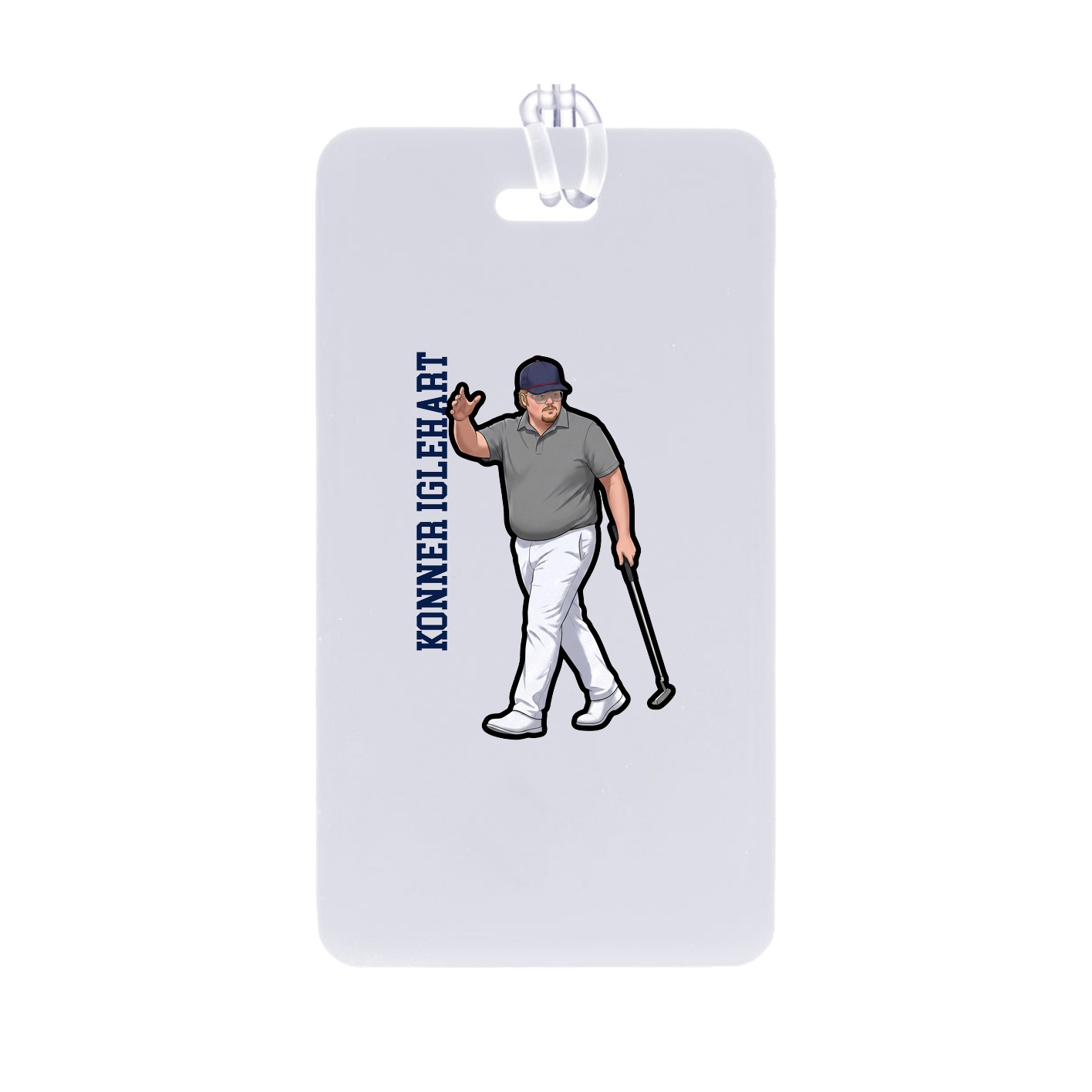 Bag Tag — Name Vertical in Classic
