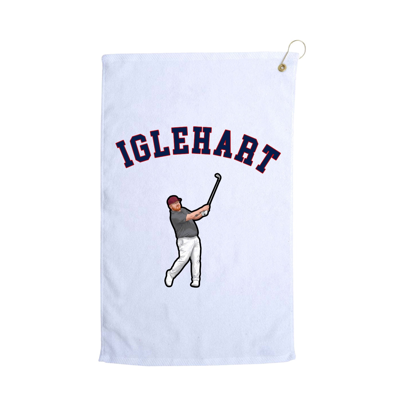 Golf Towel — Shirsey Arch in White