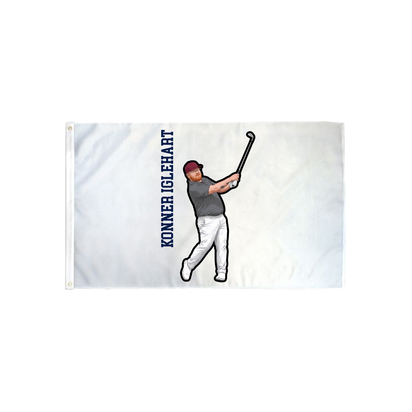 3x5 Flag — Name Vertical in Classic