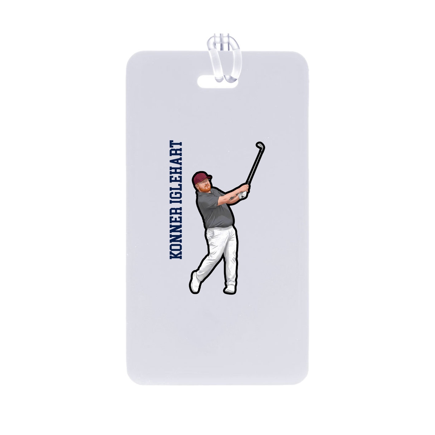Bag Tag — Name Vertical in Classic