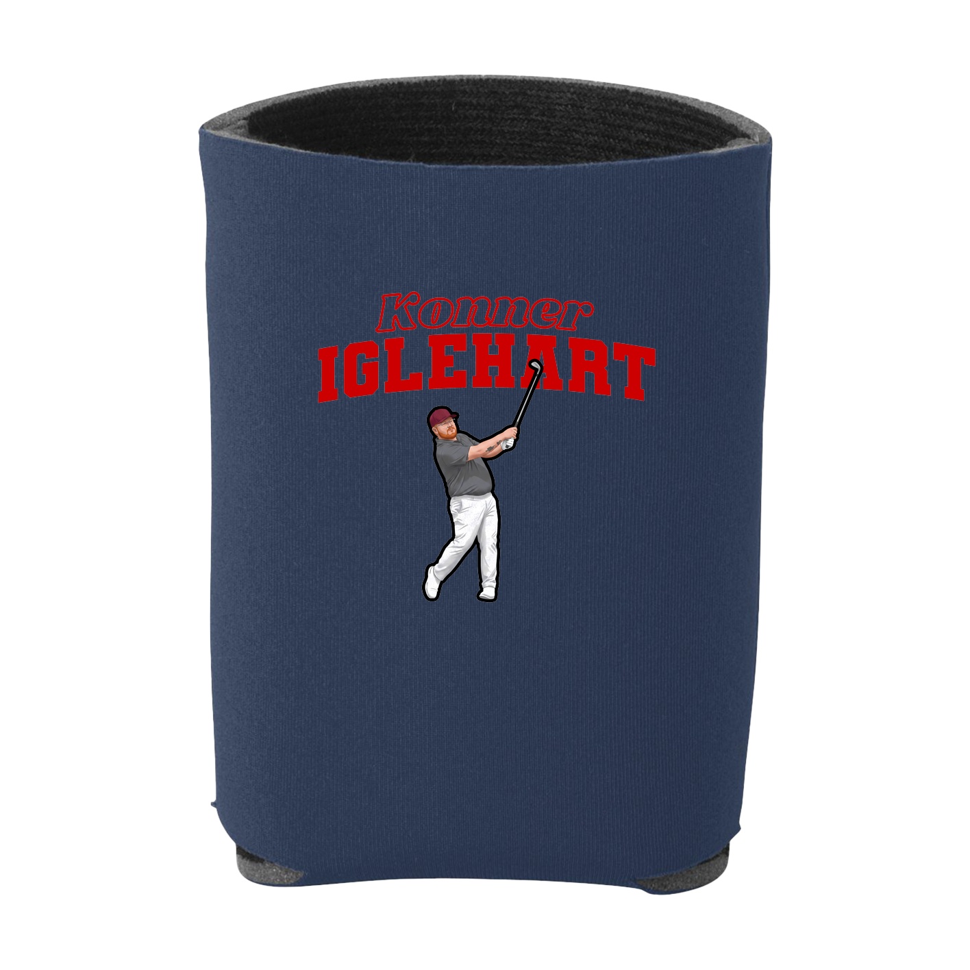 Can Holder — Name Arch in Navy