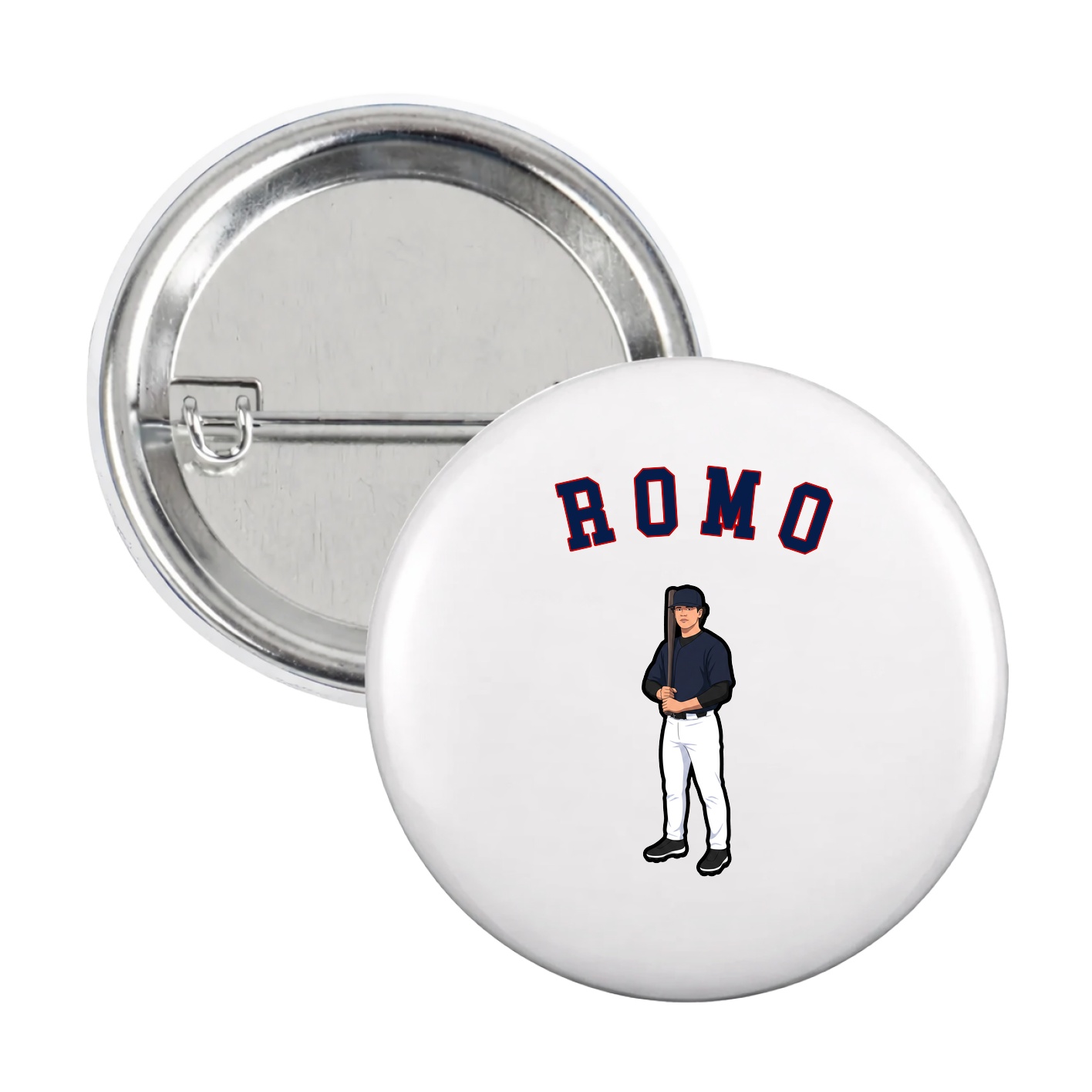 Game Day Button — Shirsey Arch in White