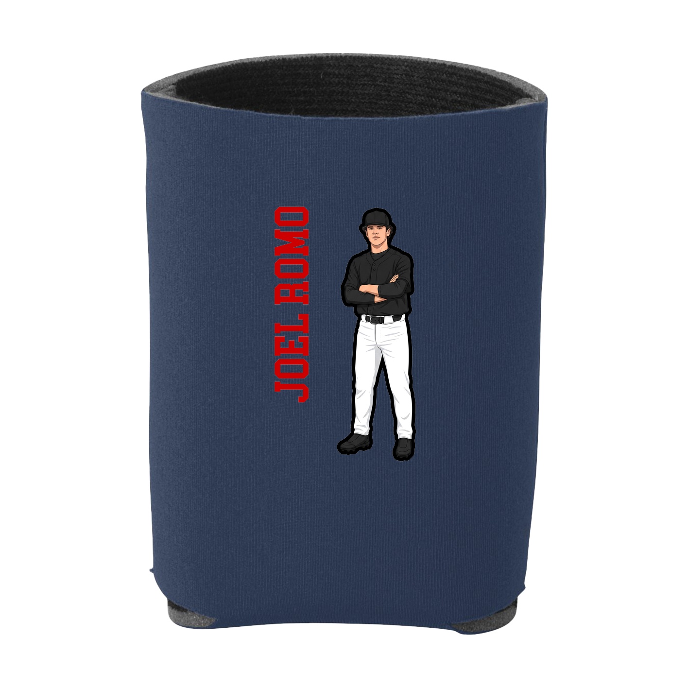 Can Holder — Name Vertical in Navy