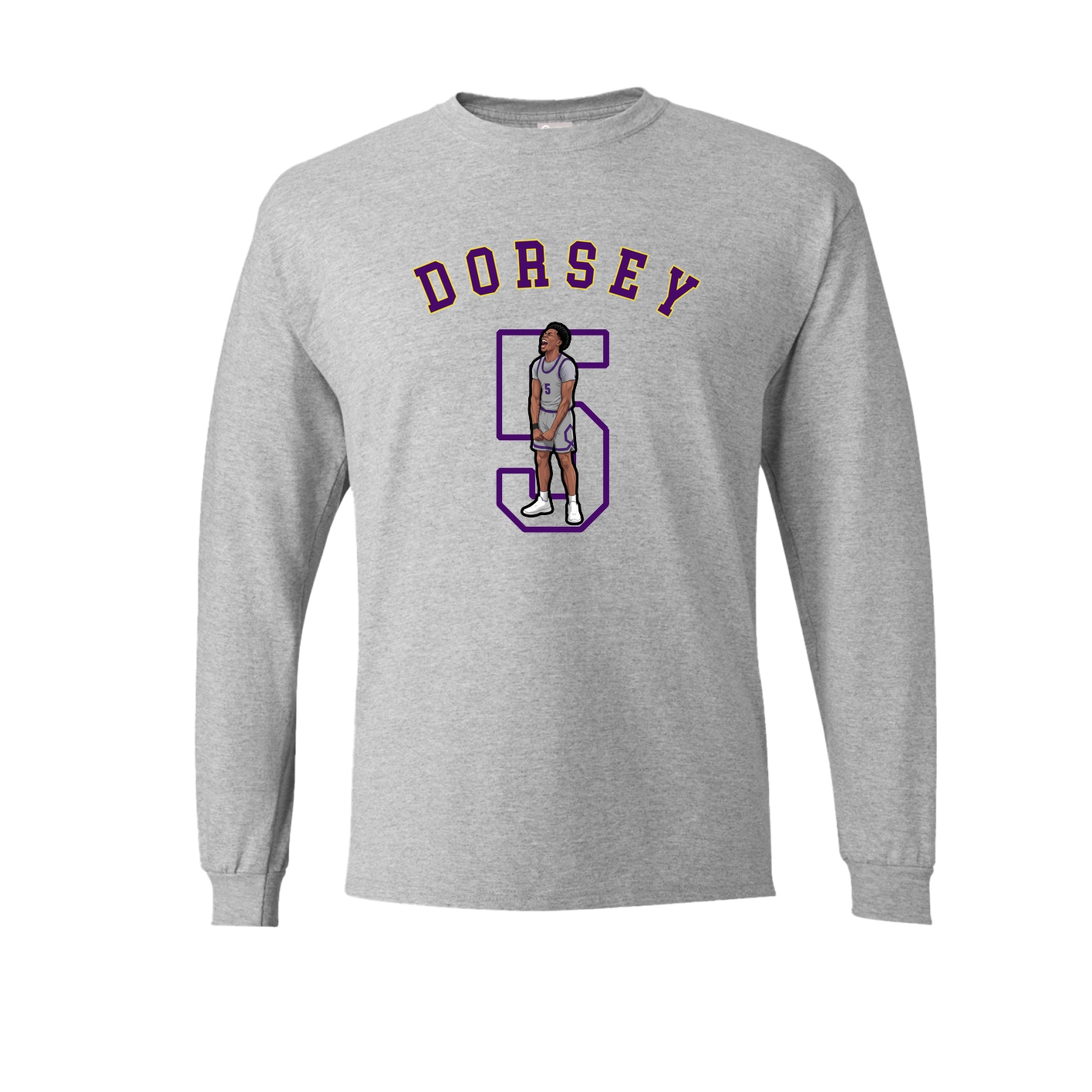 Long Sleeve Tee — Shirsey Arch in Grey