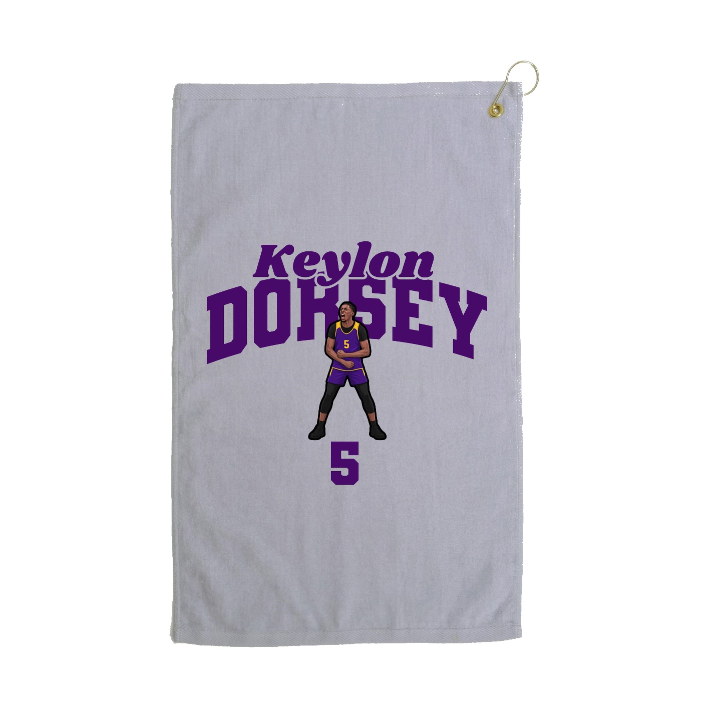 Golf Towel — Signature Arch in Grey