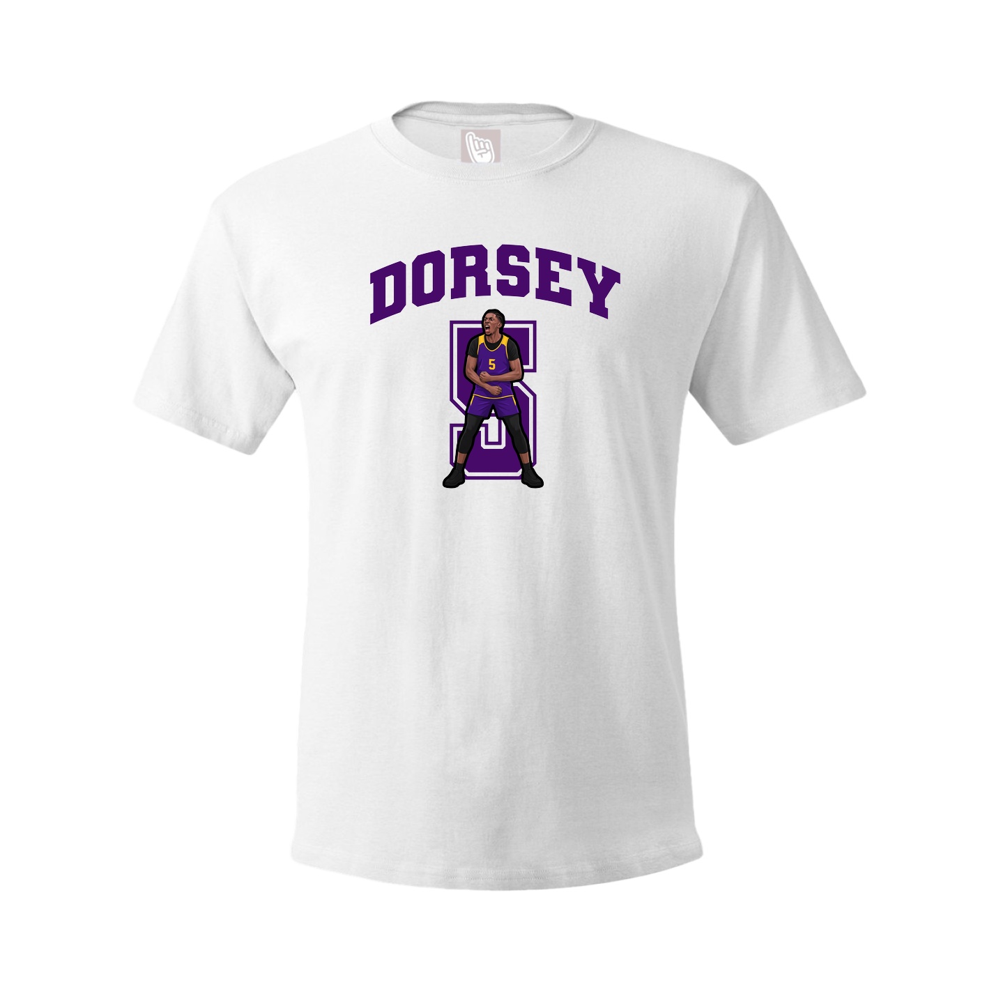 Tee — Number in White