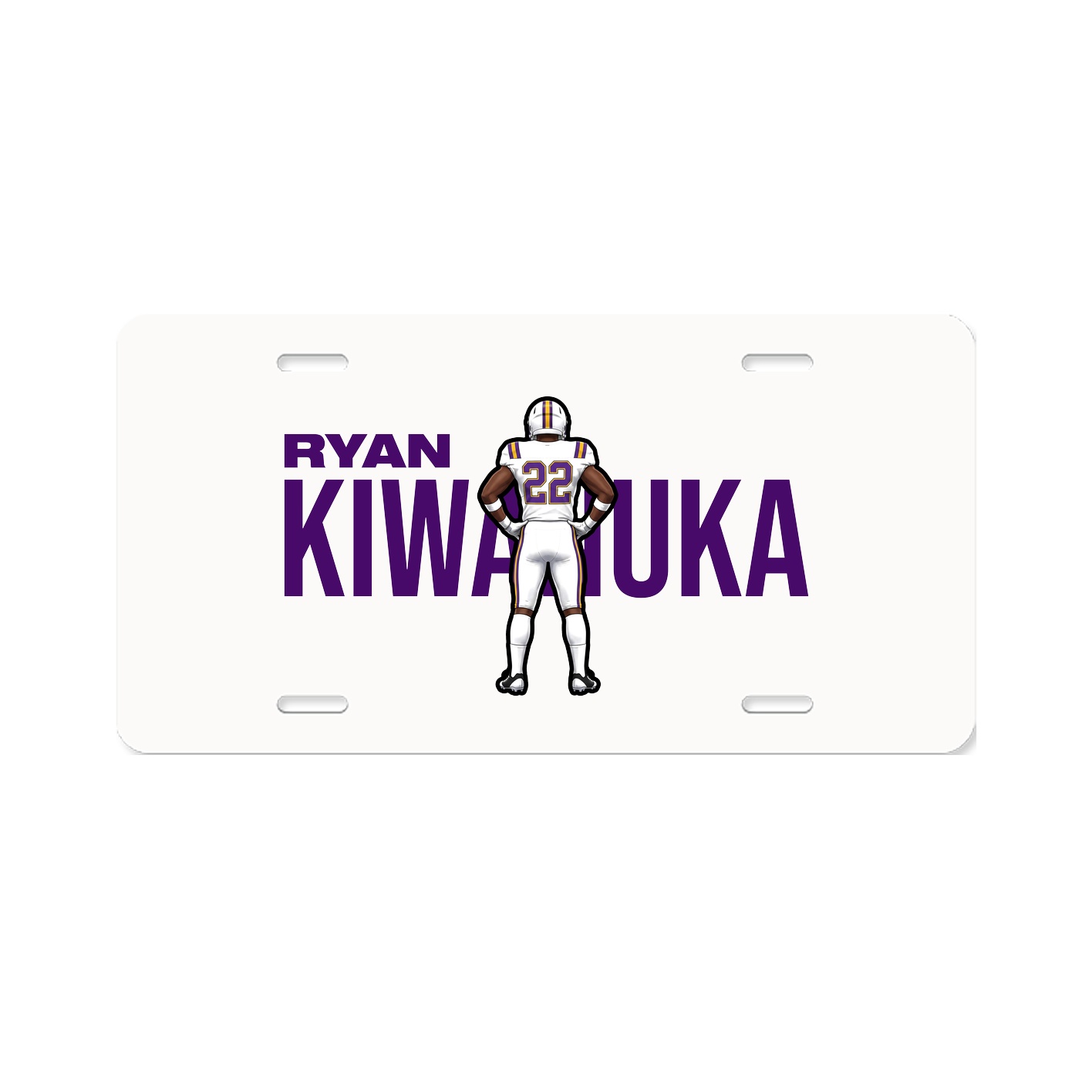 License Plate — Player Name in Classic