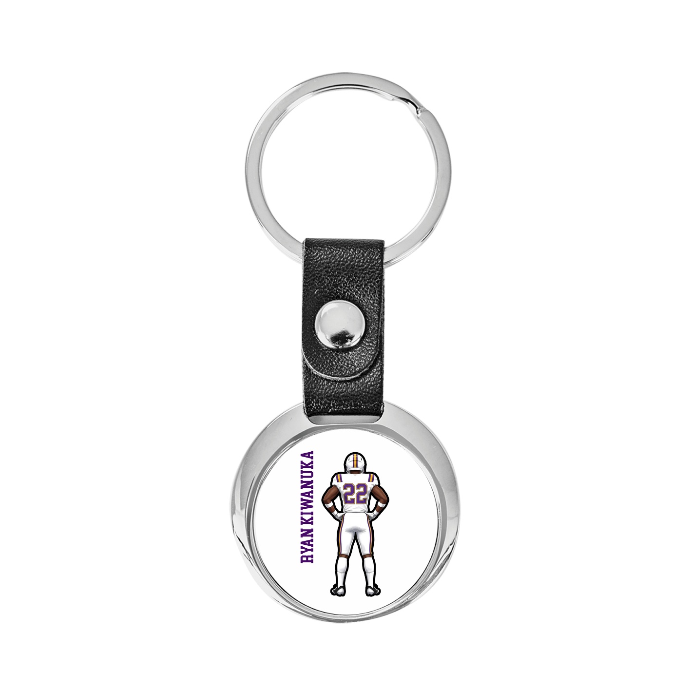 Key Chain — Name Vertical in Classic