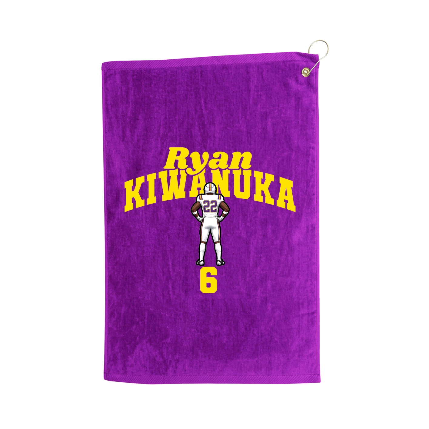 Golf Towel — Signature Arch in Purple