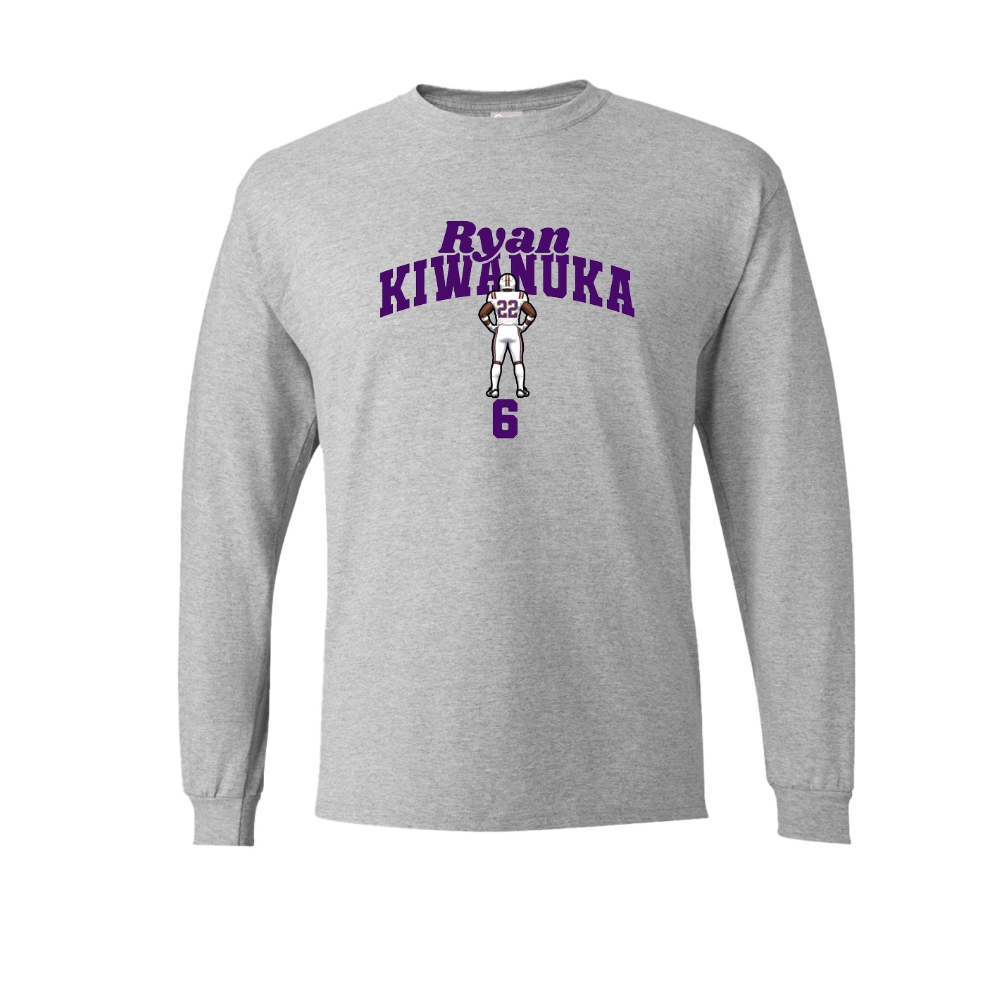 Long Sleeve Tee — Signature Arch in Grey