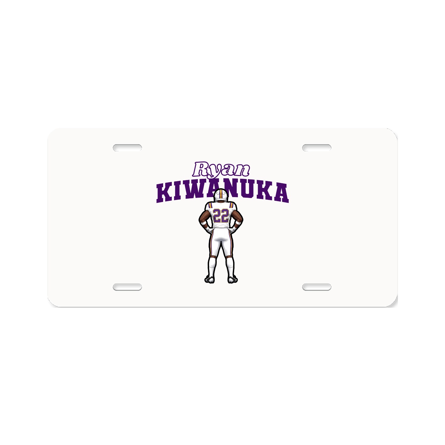 License Plate — Name Arch in Classic