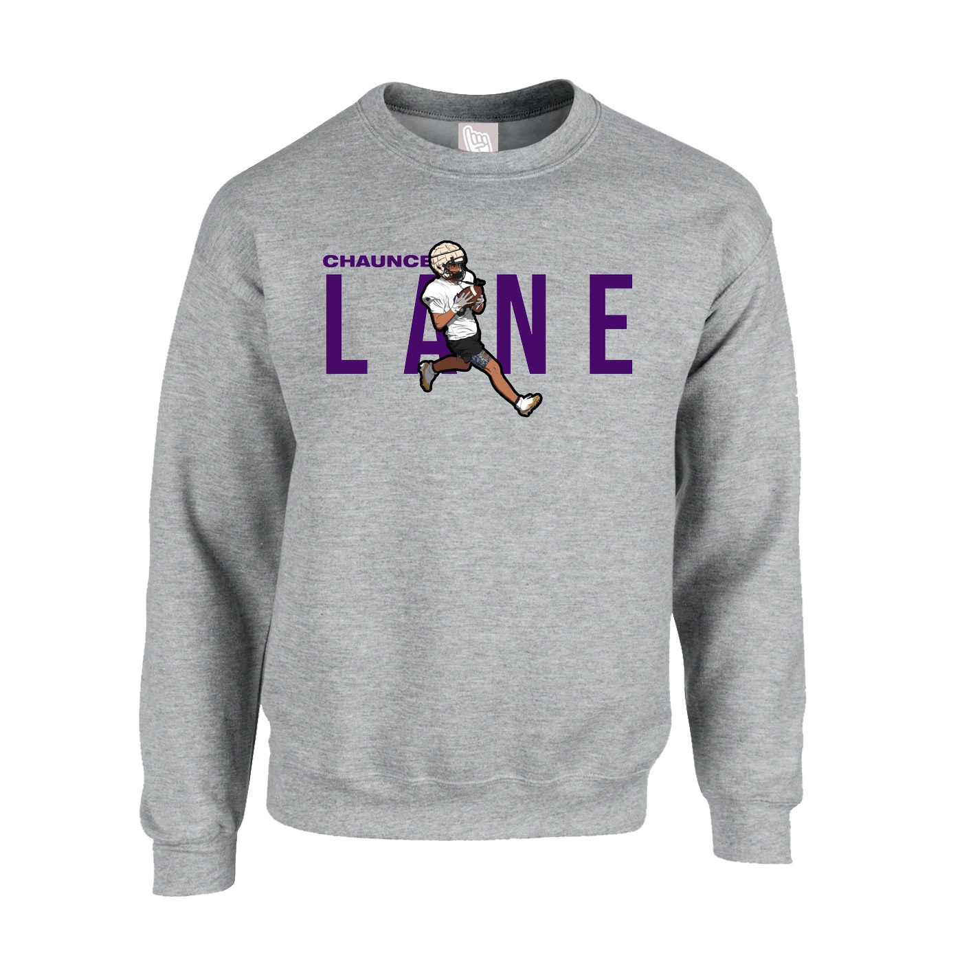 Fleece Crew — Player Name in Grey