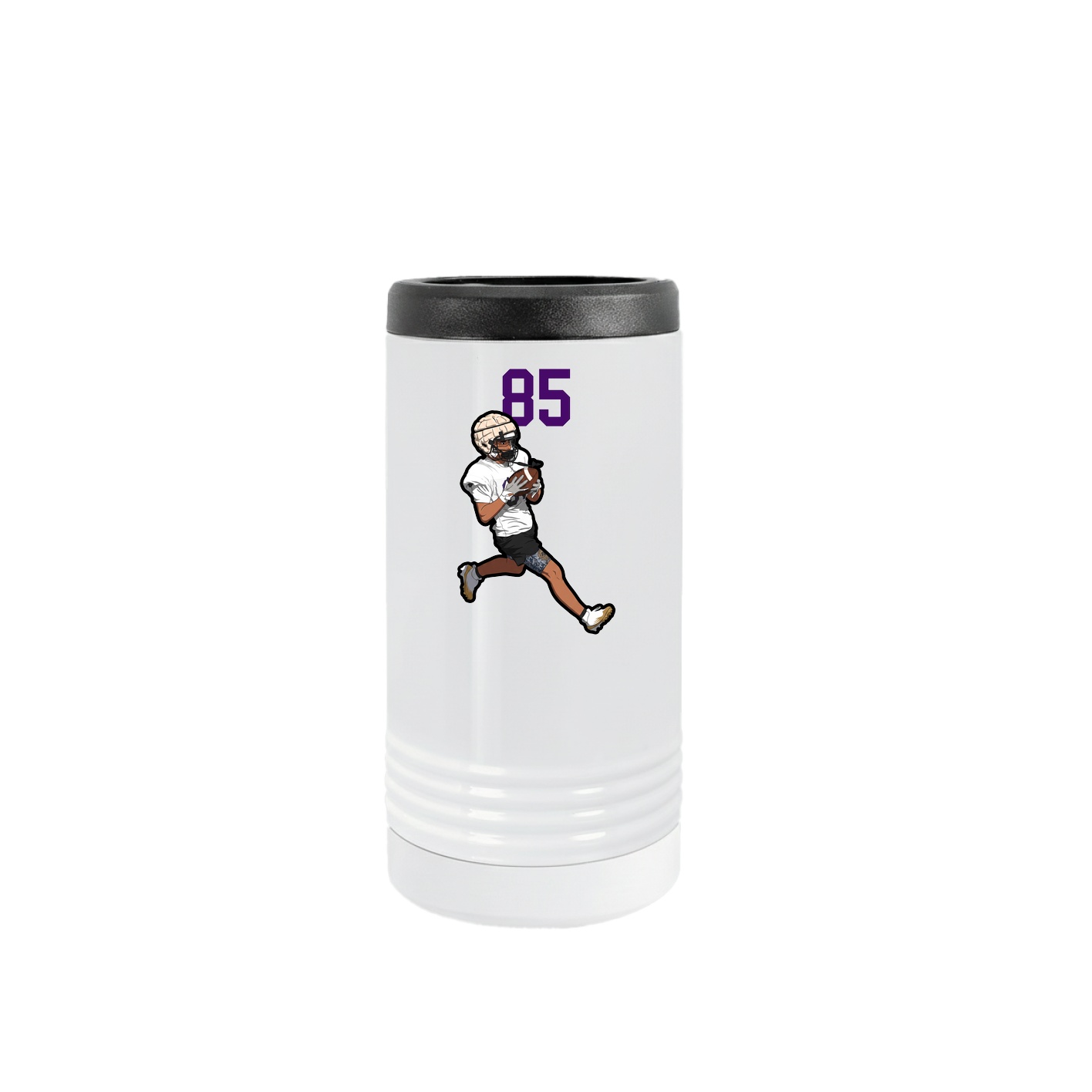 Slim Beverage Holder — Number Top in White