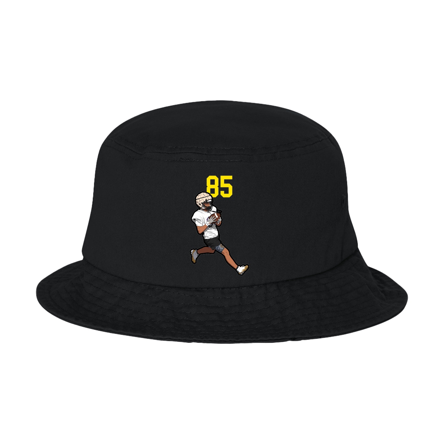 Bucket Cap — Number Top in Black