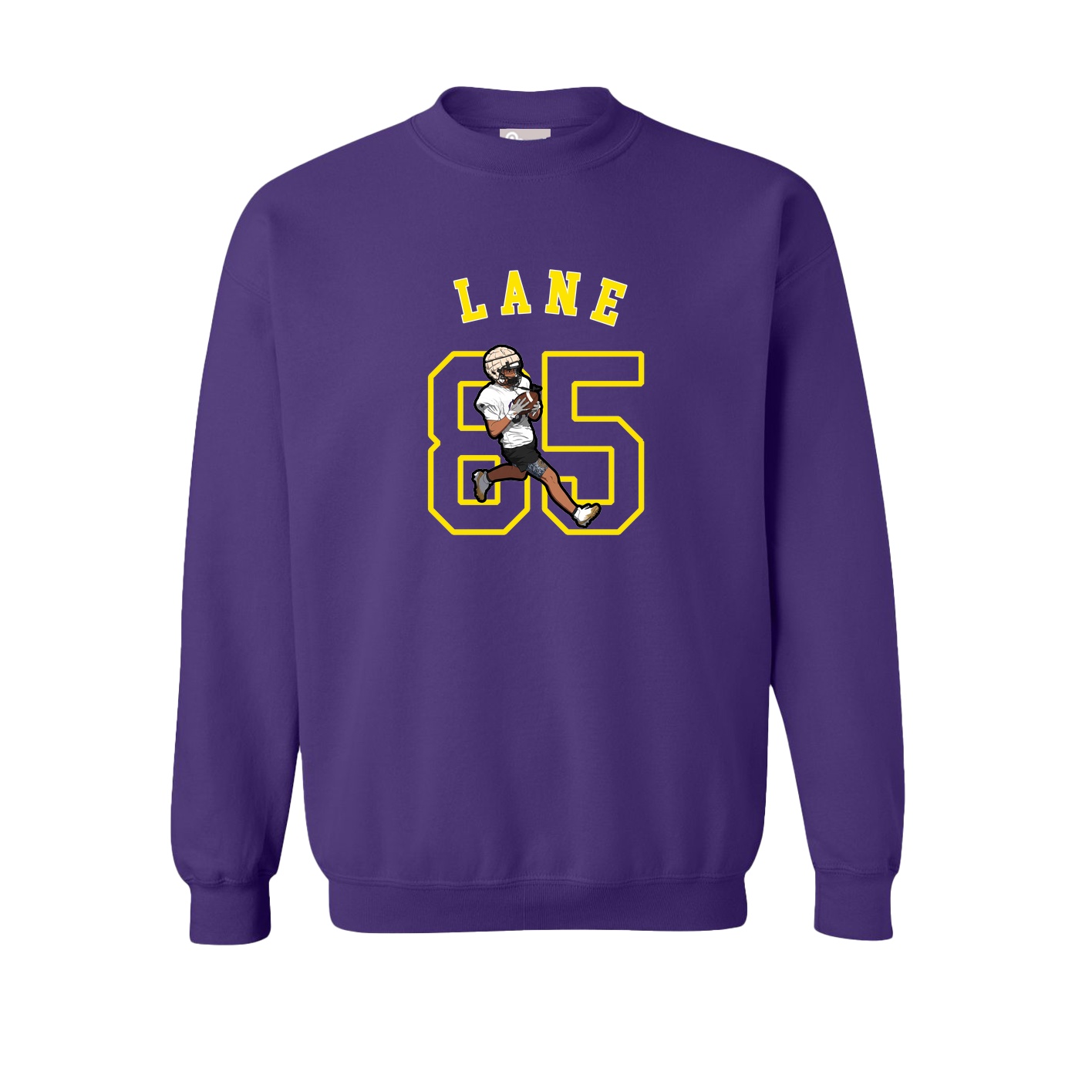 Fleece Crew — Shirsey Arch in Purple