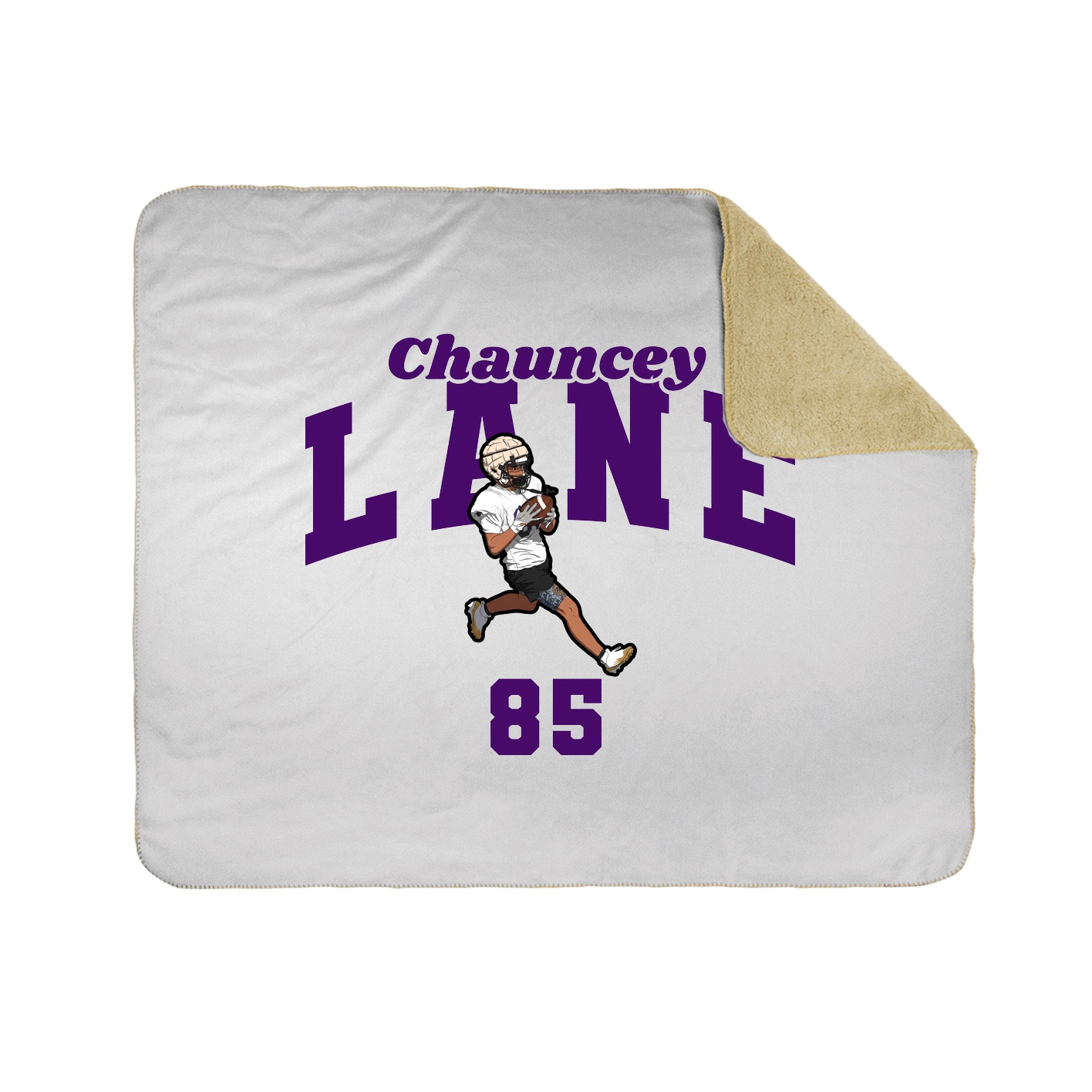 Throw Blanket — Signature Arch in White