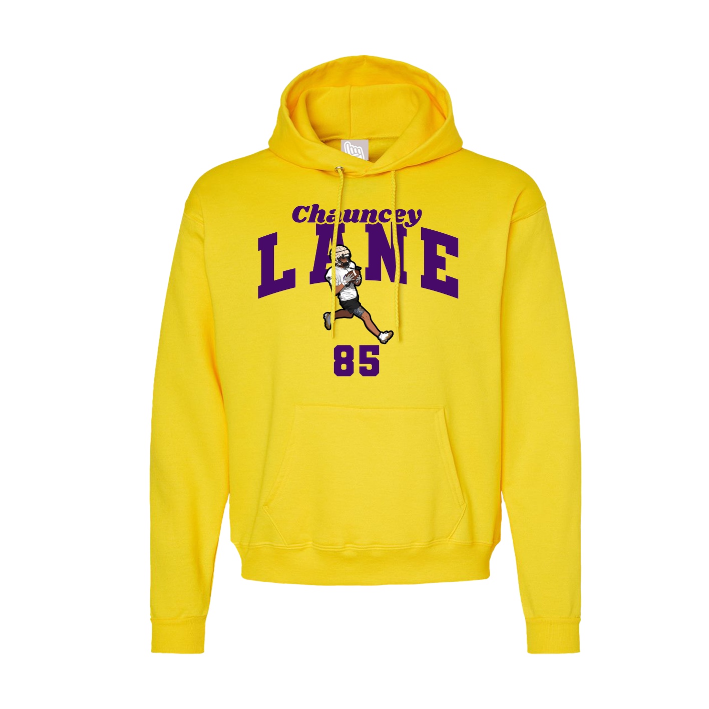 Hoodie — Signature Arch in Yellow