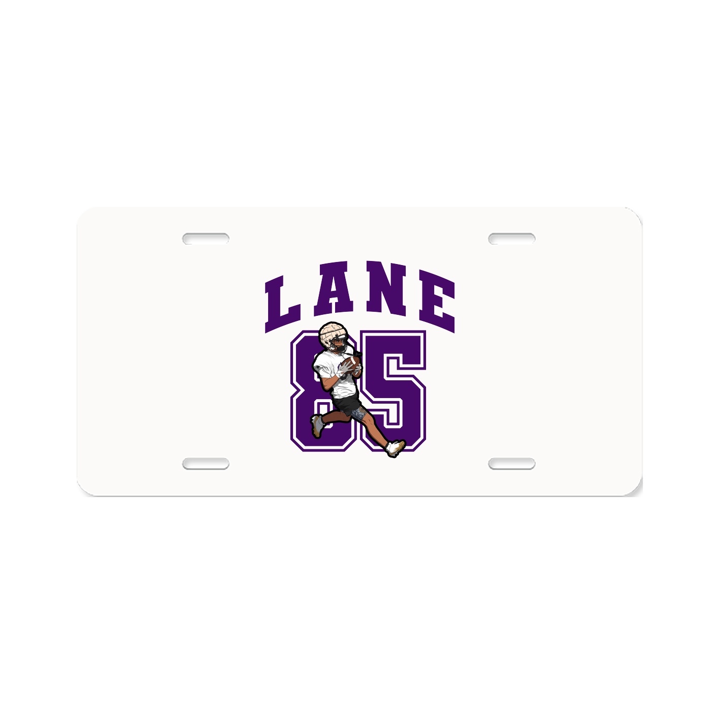 License Plate — Number in Classic
