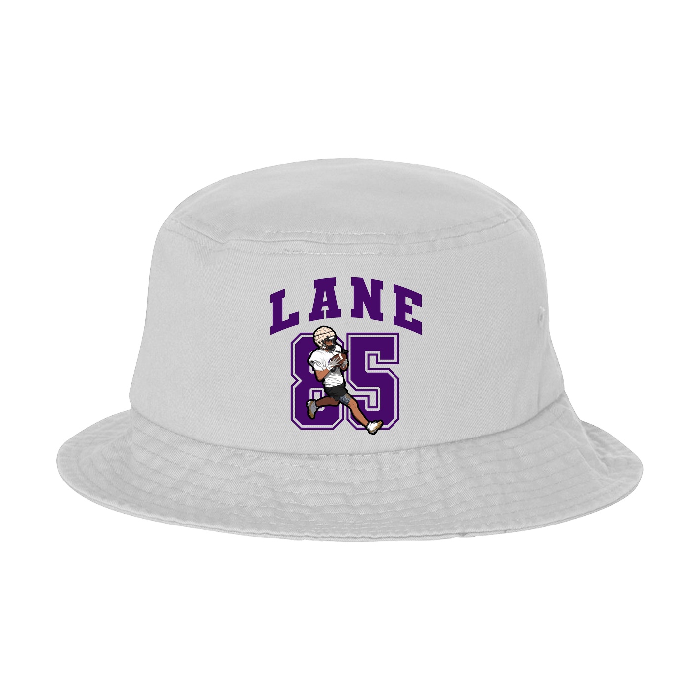 Bucket Cap — Number in White