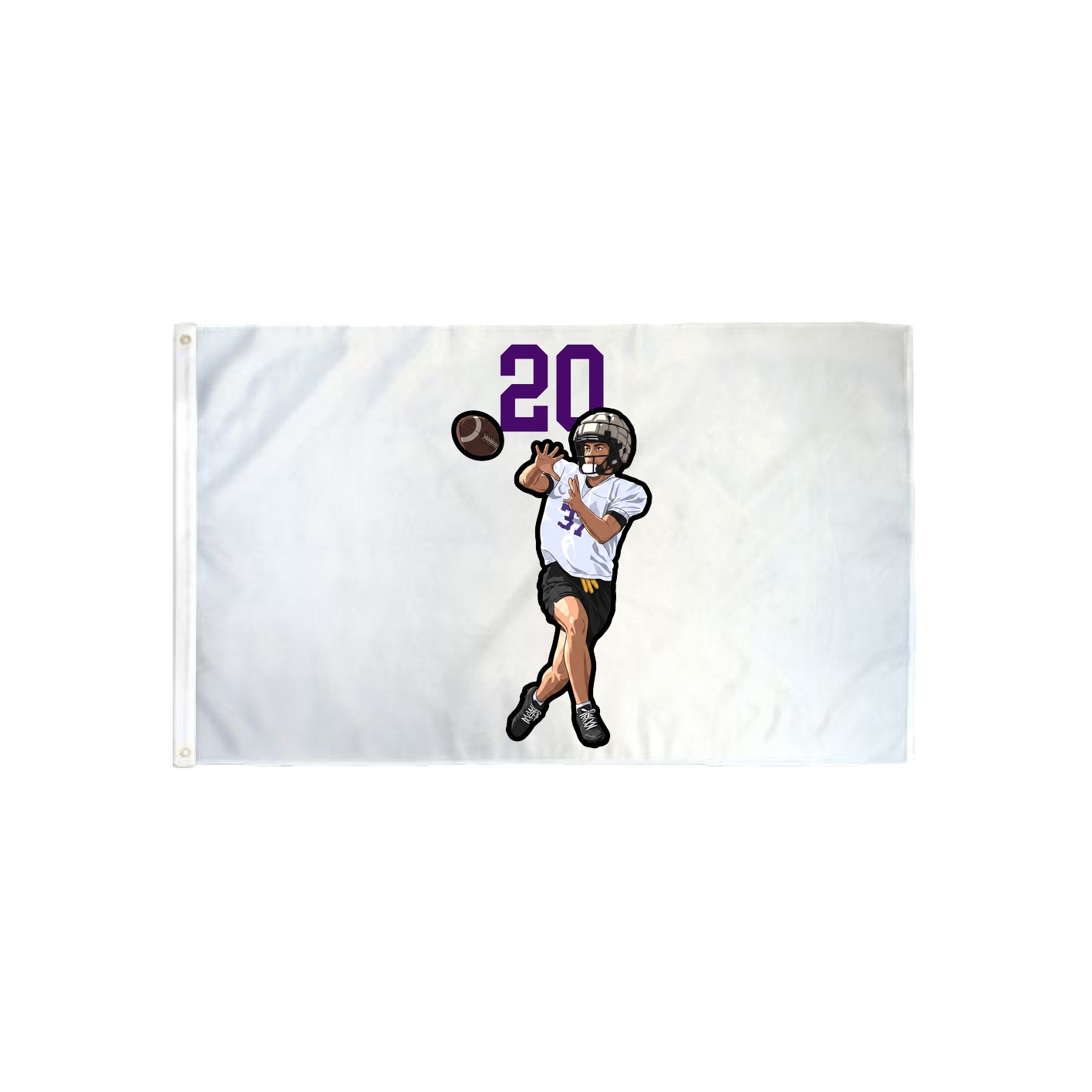 3x5 Flag — Number Top in Classic