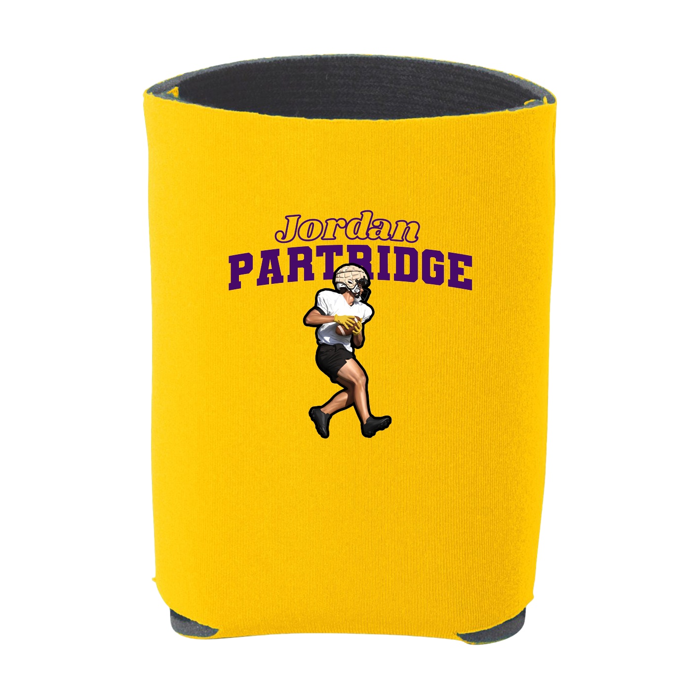 Can Holder — Name Arch in Yellow