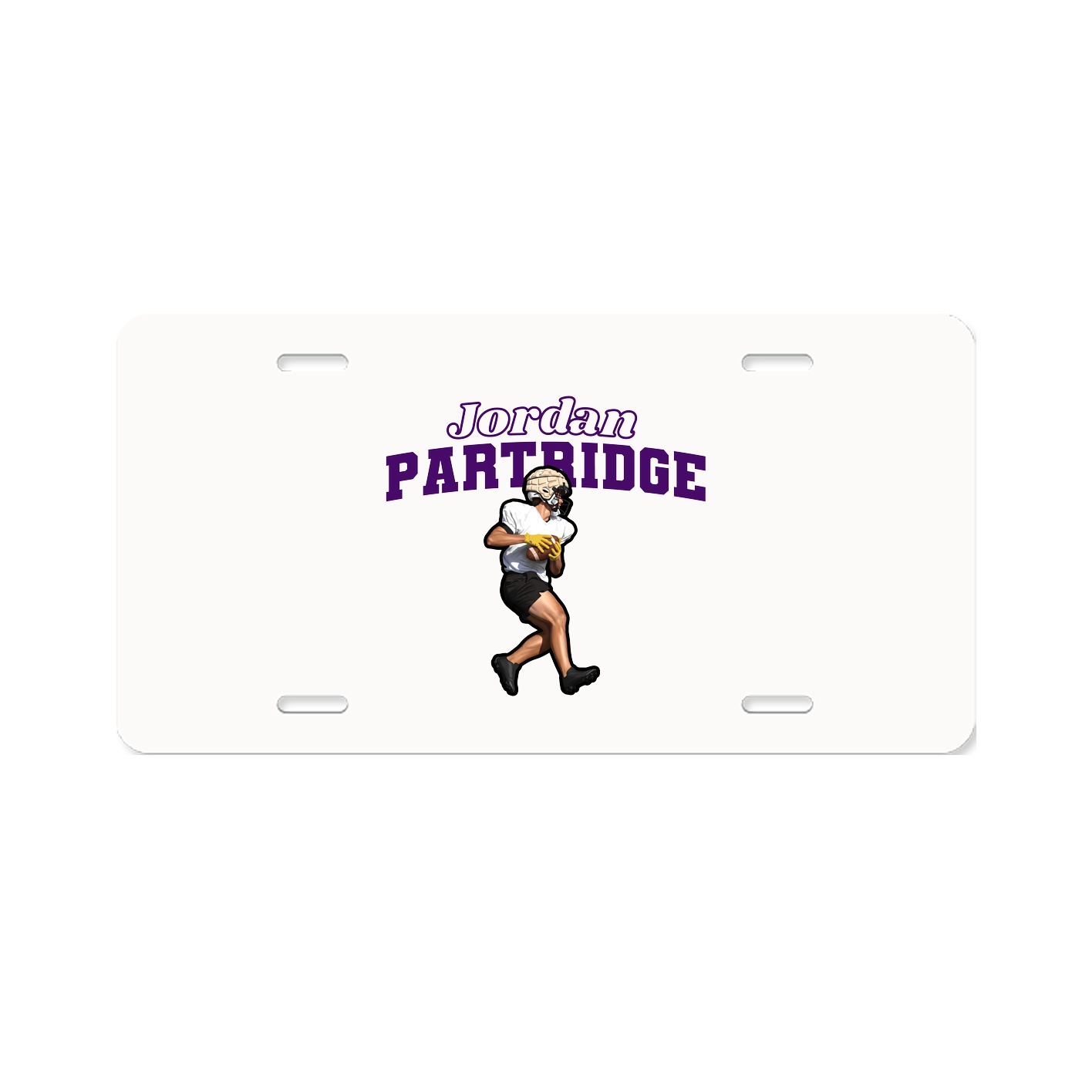 License Plate — Name Arch in Classic