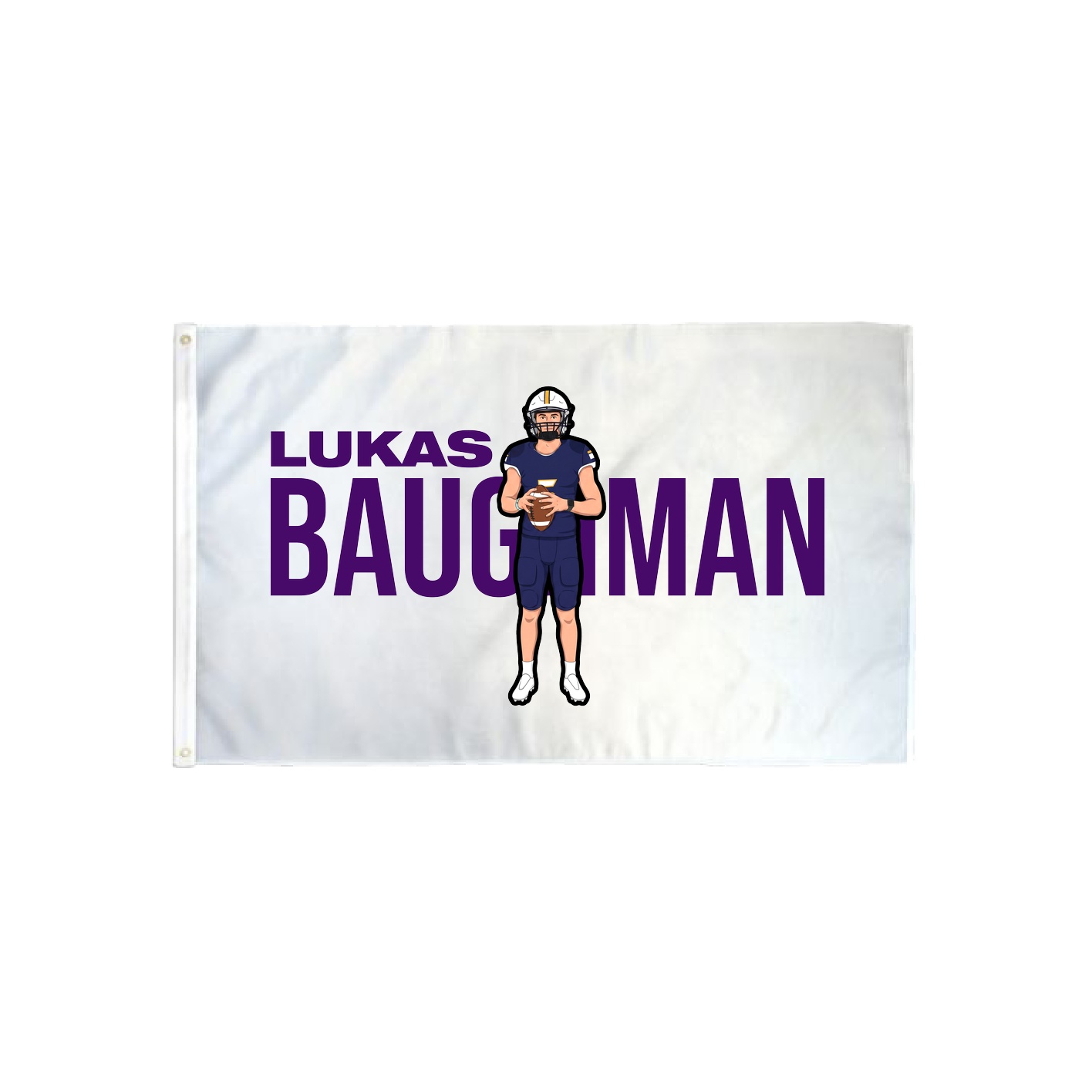 3x5 Flag — Player Name in Classic