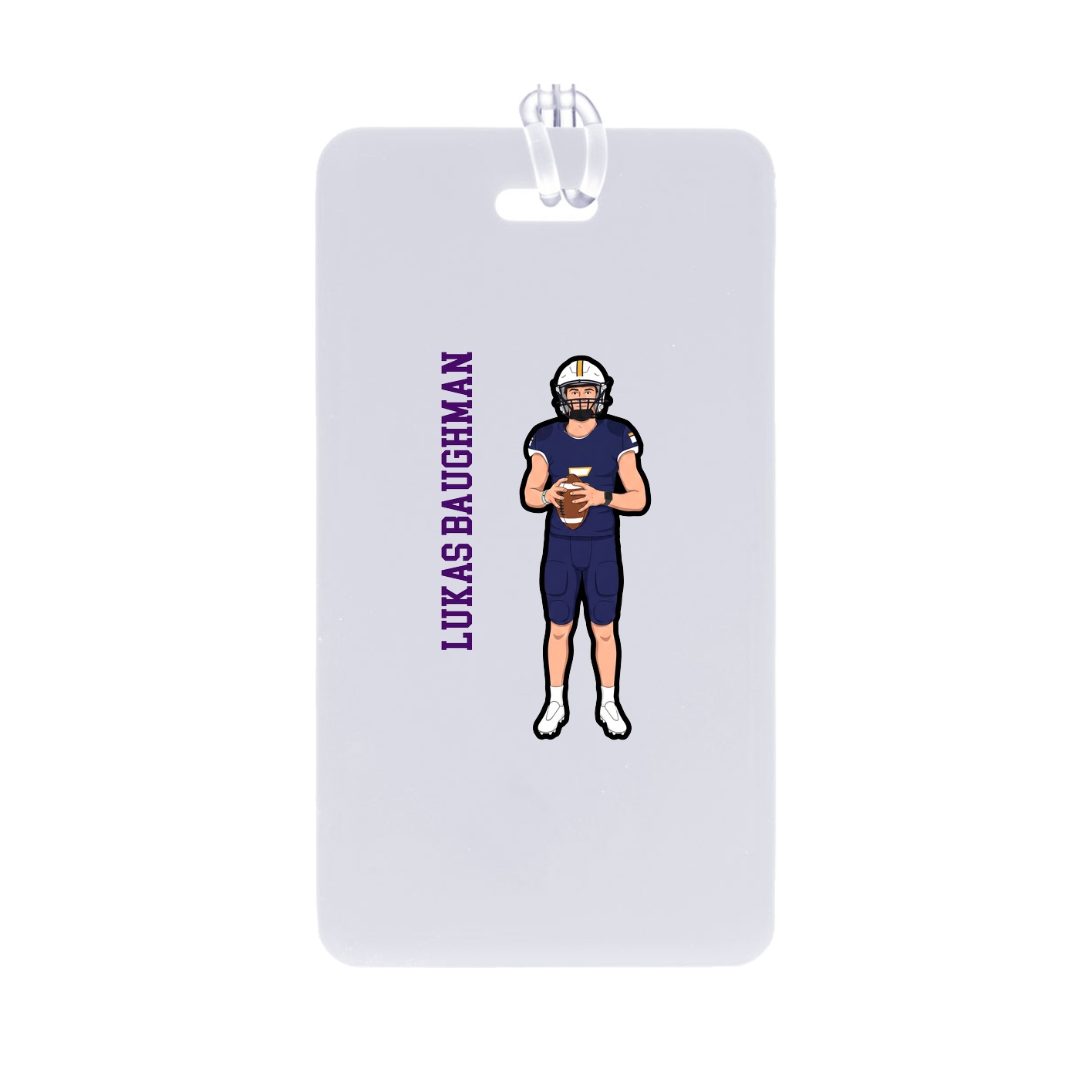 Bag Tag — Name Vertical in Classic