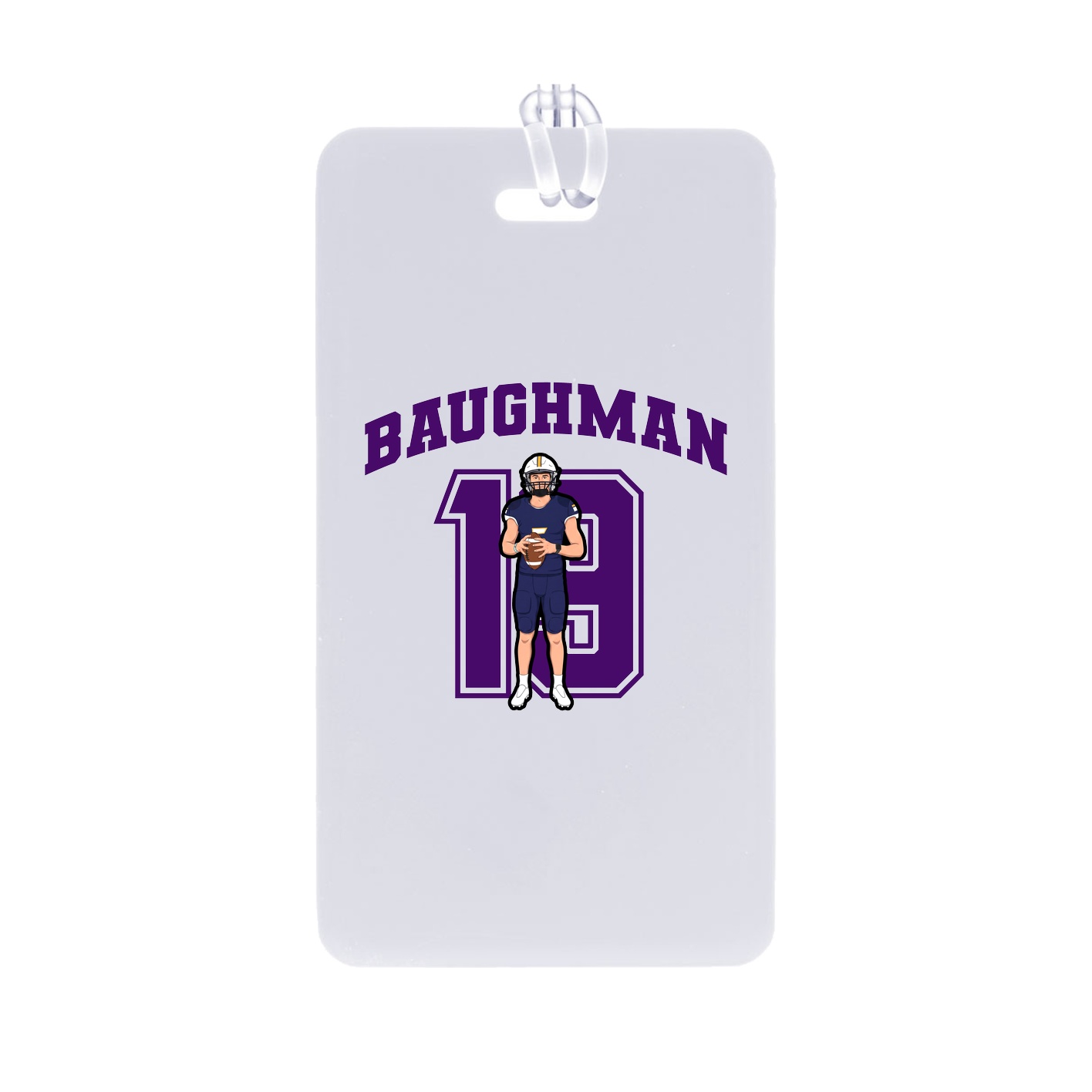Bag Tag — Number in Classic