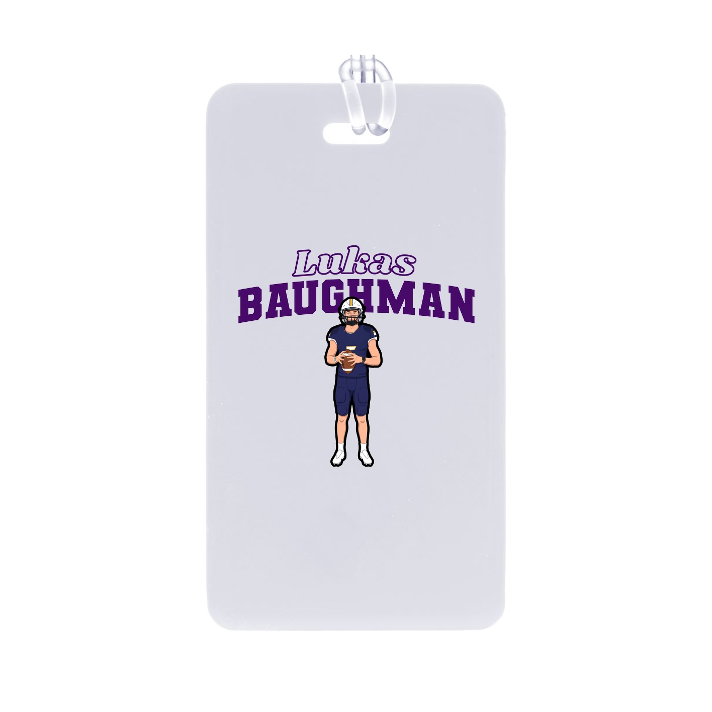 Bag Tag — Name Arch in Classic