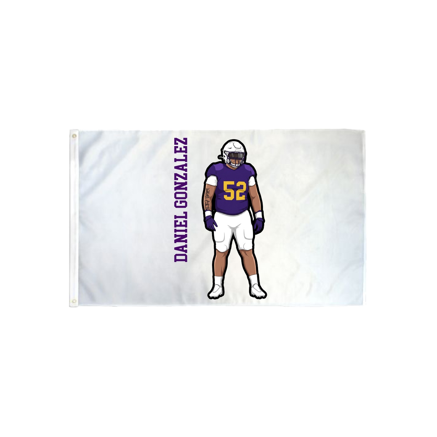 3x5 Flag — Name Vertical in Classic