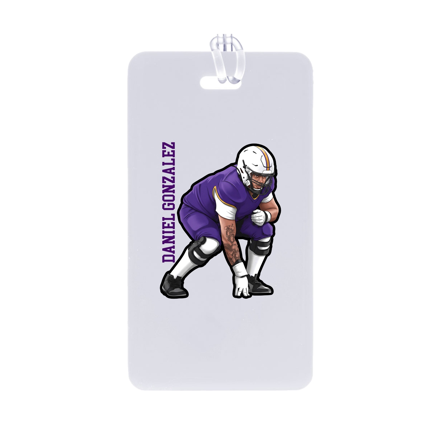 Bag Tag — Name Vertical in Classic
