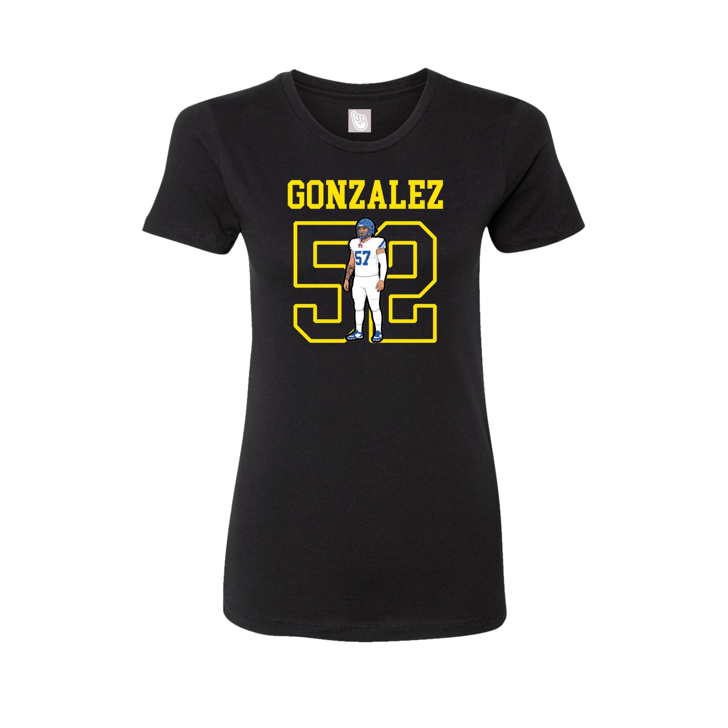 Fitted Women's Tee — Shirsey in Black