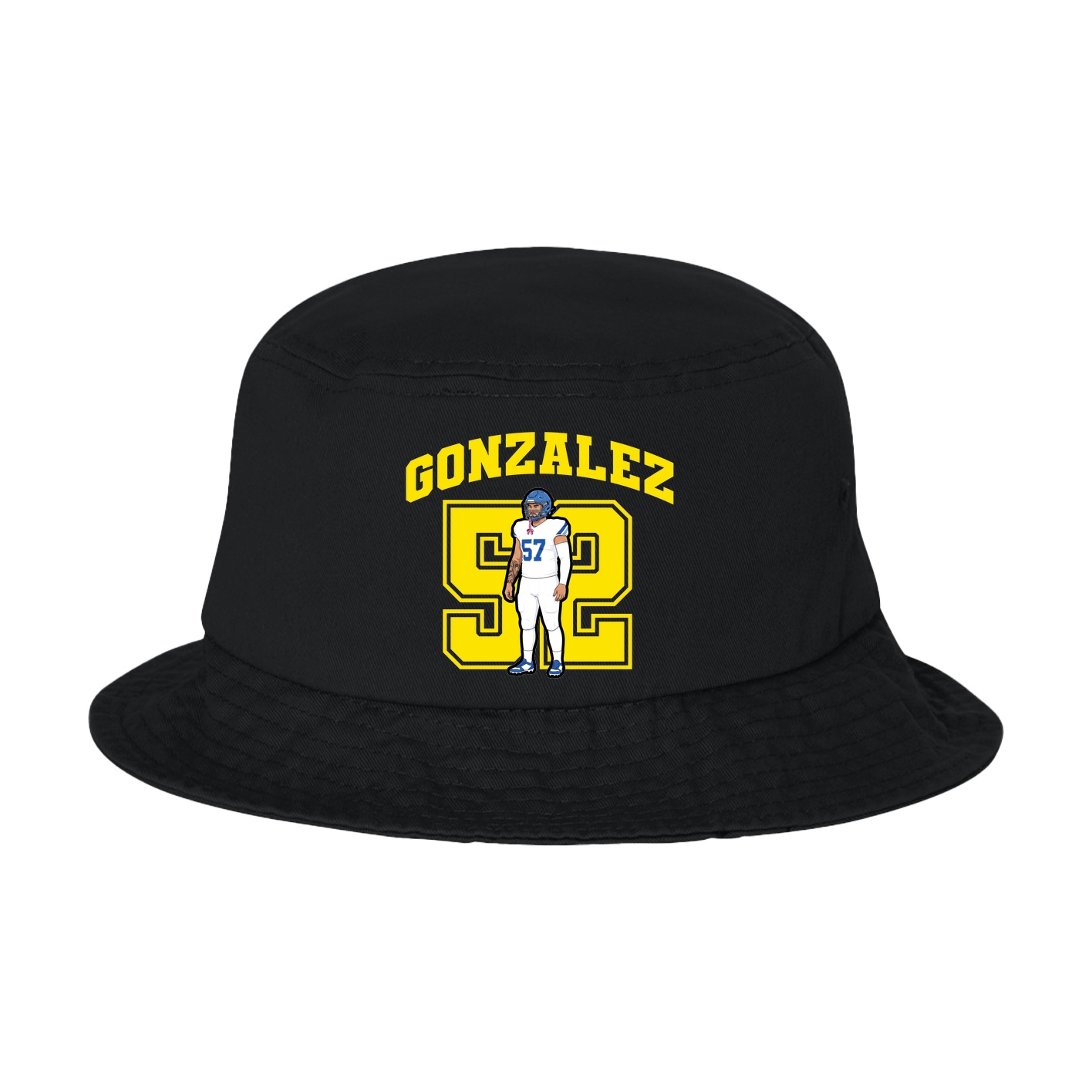Bucket Cap — Number in Black