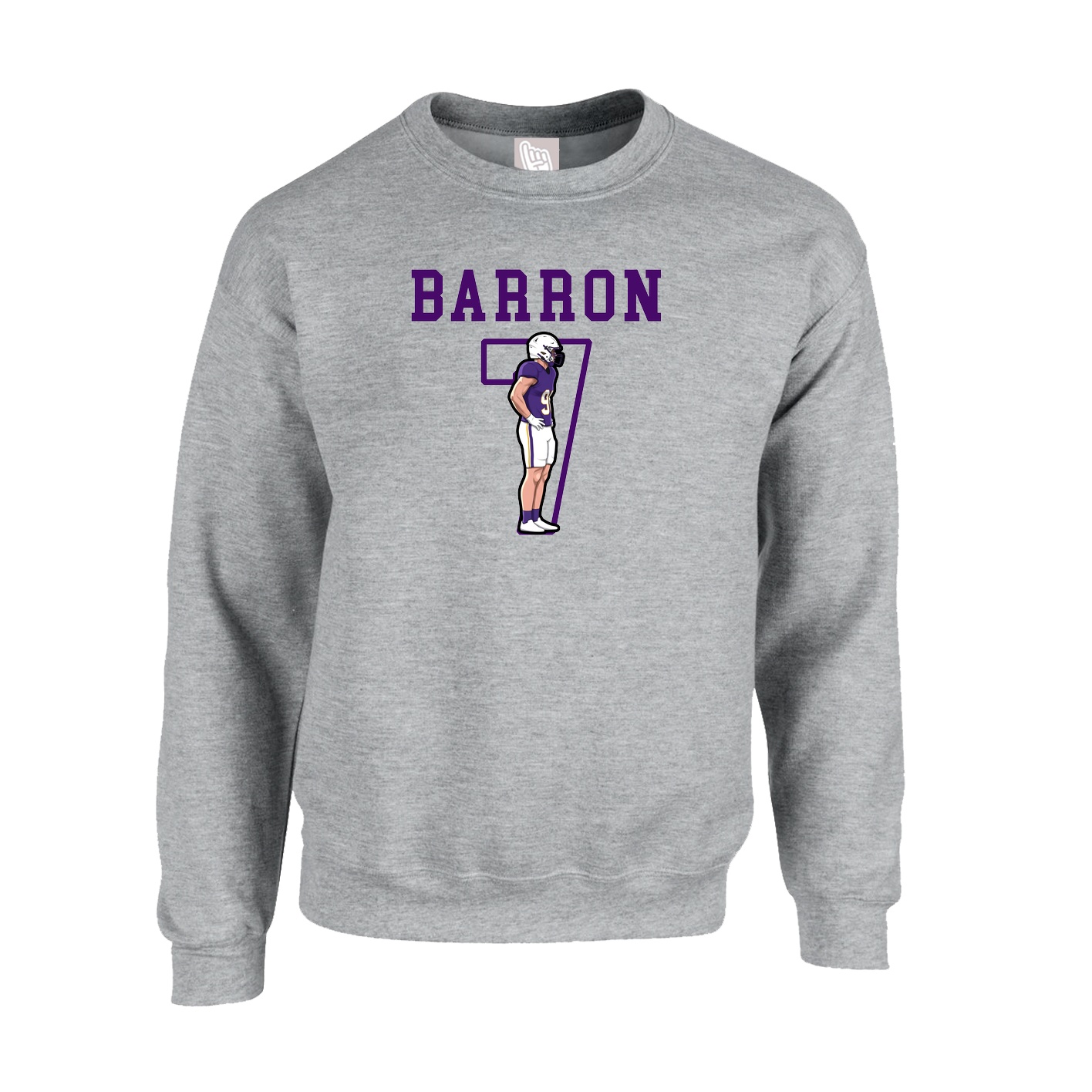 Fleece Crew — Shirsey in Grey